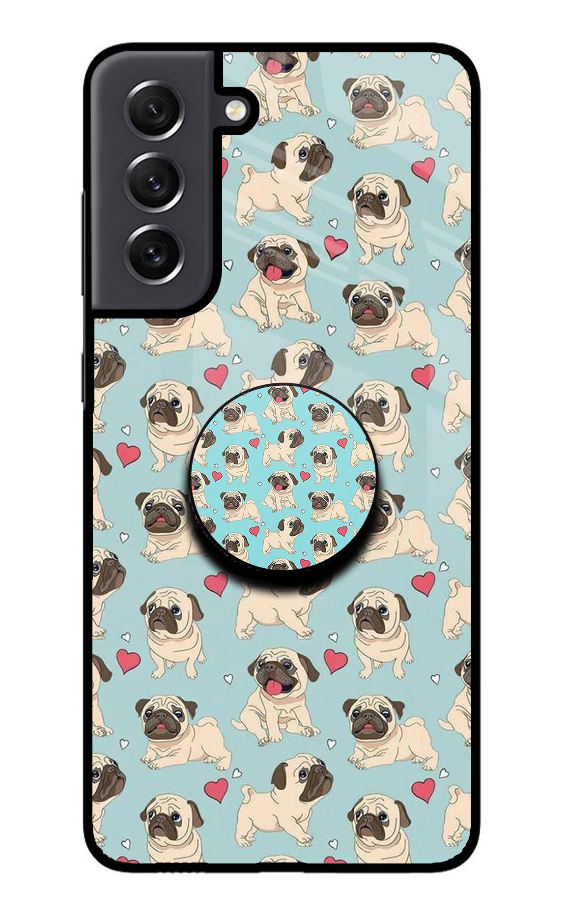 Pug Dog Samsung S21 FE 5G Glass Case - Pug Dog Samsung S21 FE 5G Glass Case Pug Dog Samsung S21 FE 5G Glass Case