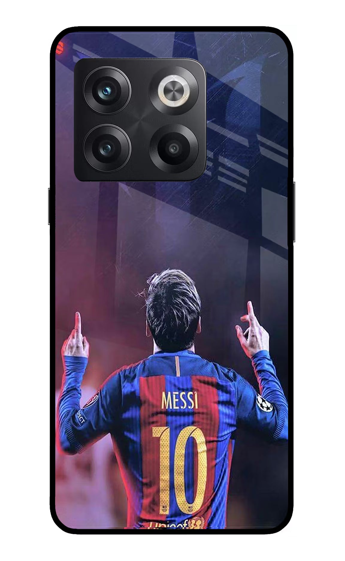 Messi OnePlus 10T 5G Glass Case - Messi OnePlus 10T 5G Glass Case Messi OnePlus 10T 5G Glass Case