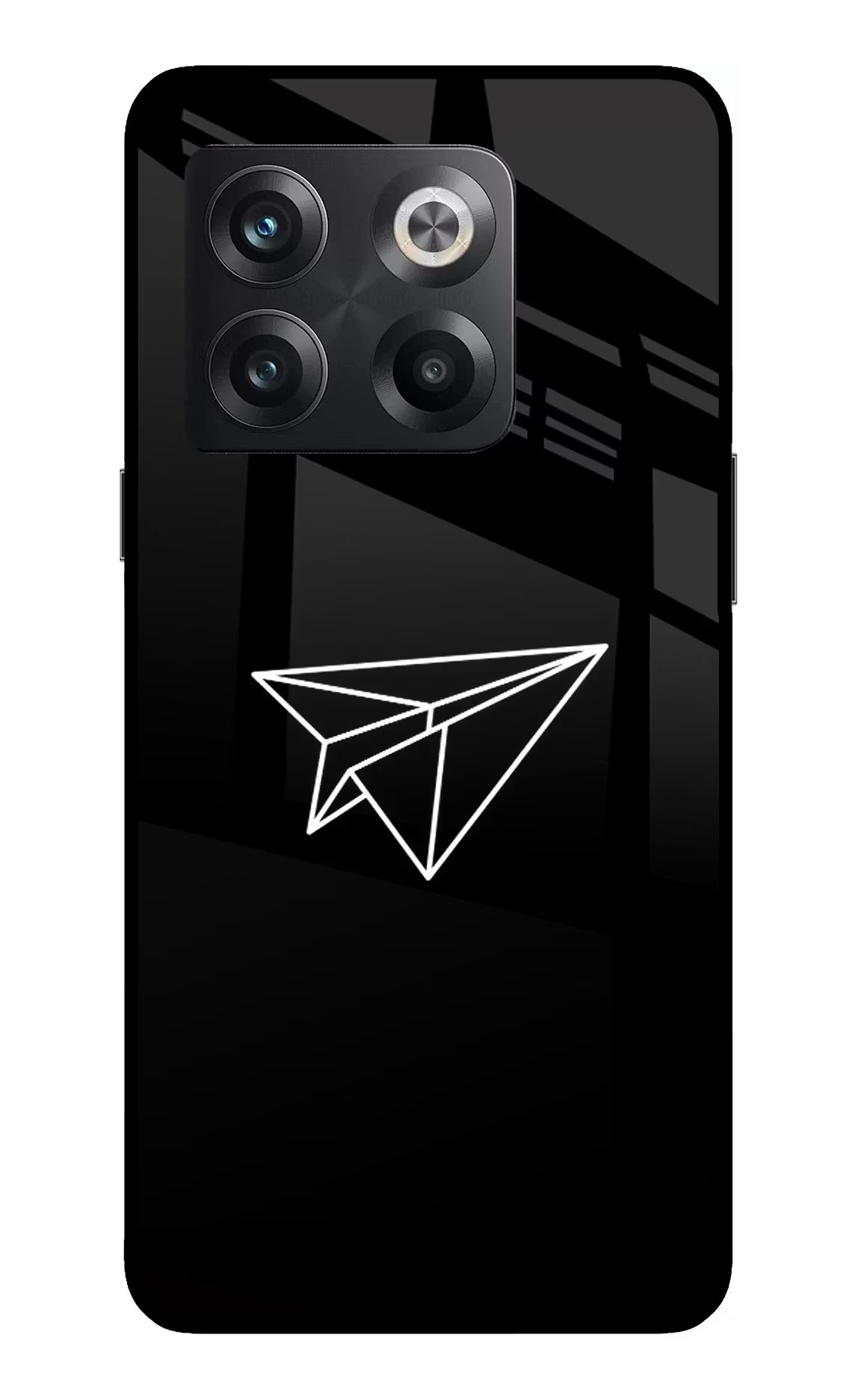 Paper Plane White OnePlus 10T 5G Glass Case - Paper Plane White OnePlus 10T 5G Glass Case Paper Plane White OnePlus 10T 5G Glass Case