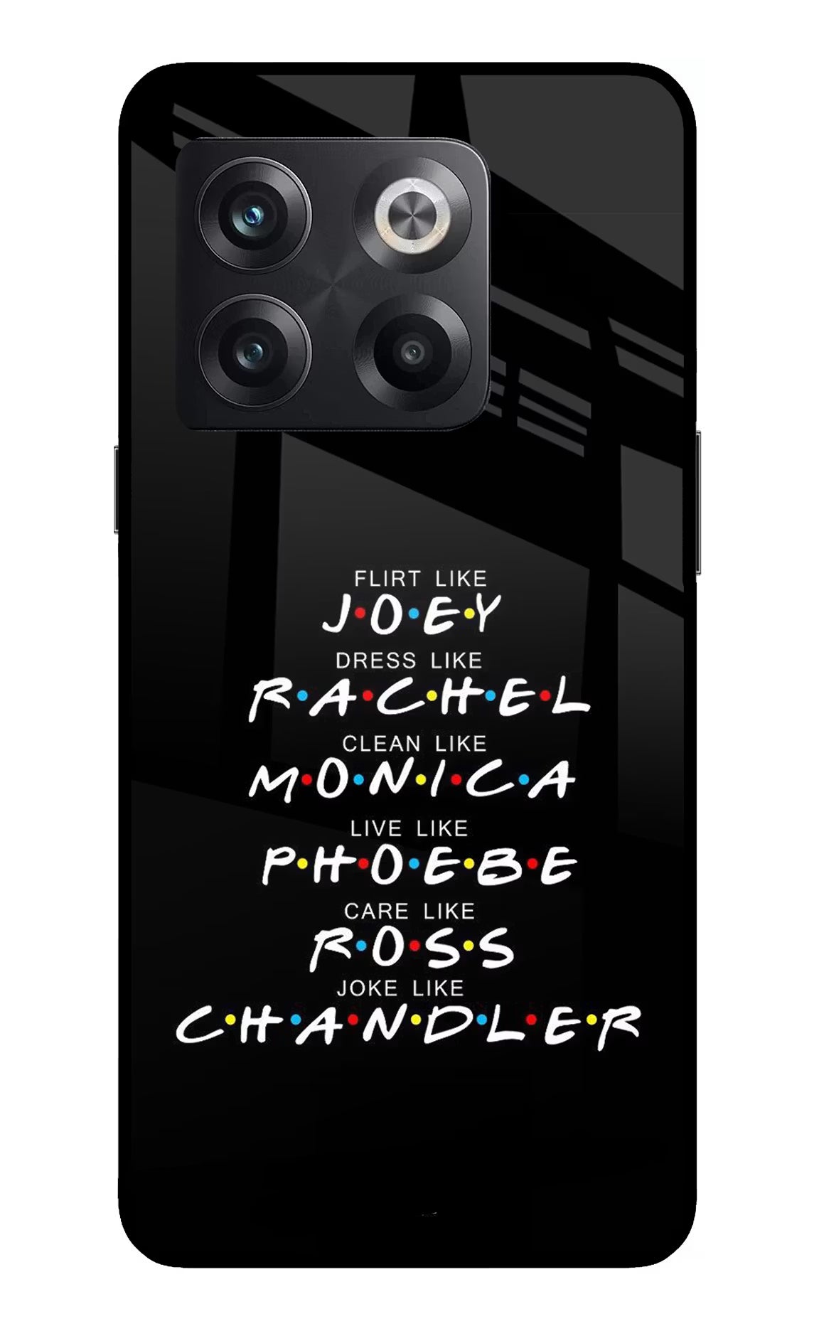 FRIENDS Character OnePlus 10T 5G Glass Case - FRIENDS Character OnePlus 10T 5G Glass Case FRIENDS Character OnePlus 10T 5G Glass Case