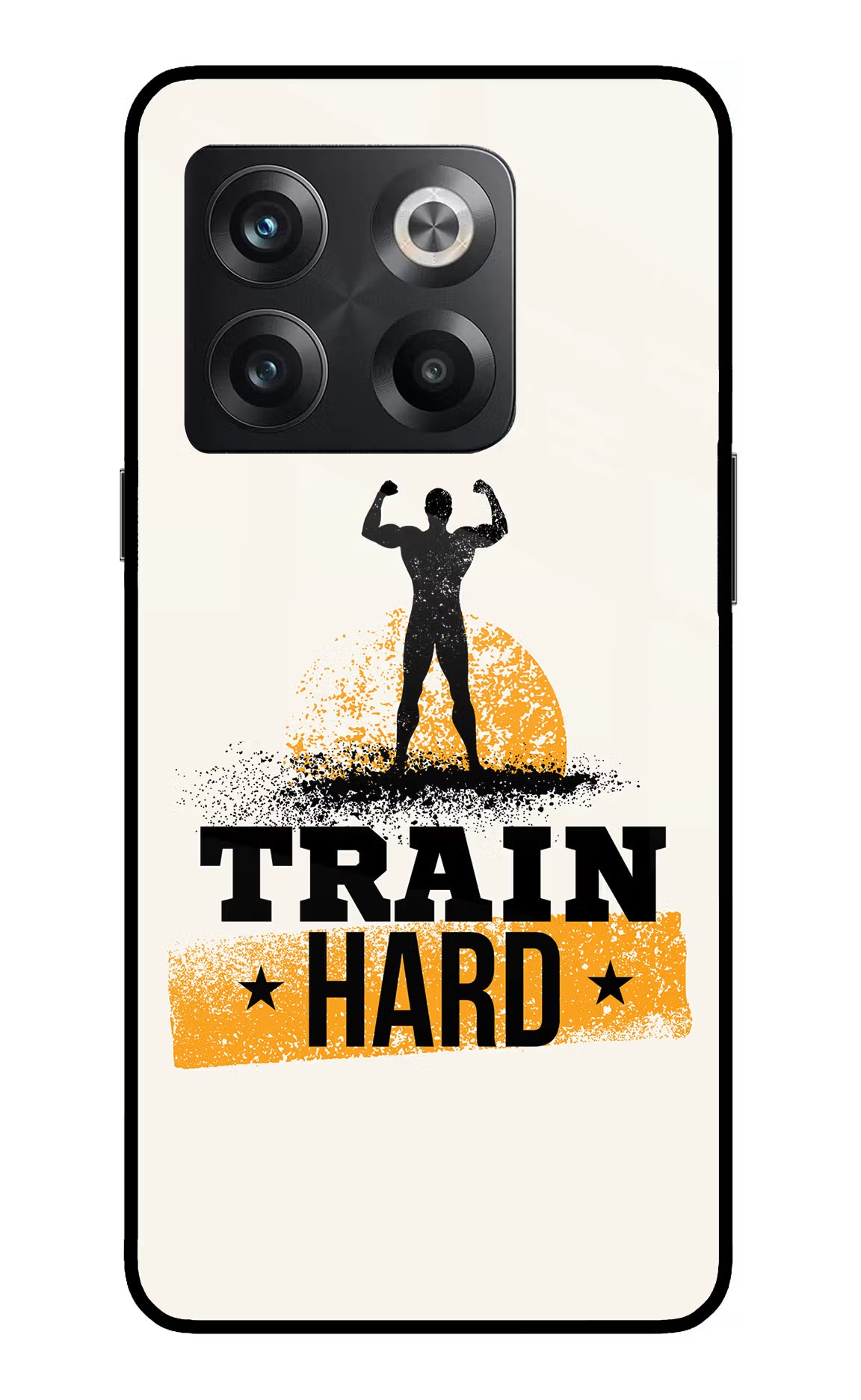Train Hard OnePlus 10T 5G Glass Case - Train Hard OnePlus 10T 5G Glass Case Train Hard OnePlus 10T 5G Glass Case