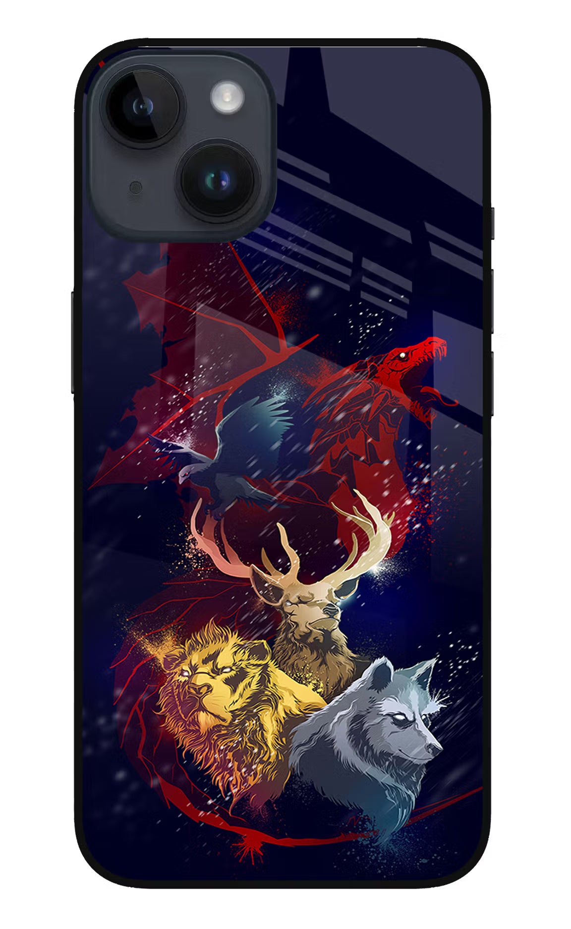 Game Of Thrones iPhone 14 Glass Case - Game Of Thrones iPhone 14 Glass Case Game Of Thrones iPhone 14 Glass Case