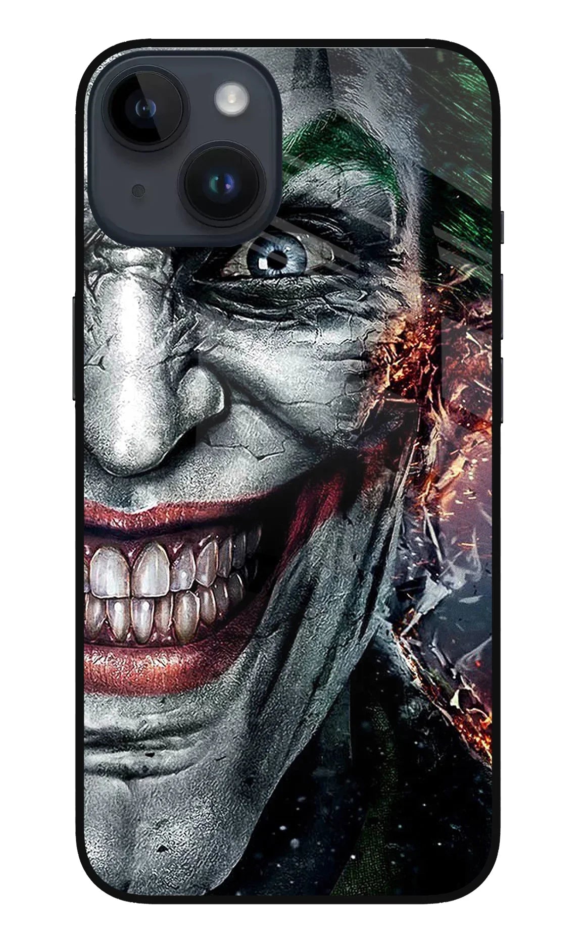 Joker Cam iPhone 14 Glass Case - Joker Cam iPhone 14 Glass Case Joker Cam iPhone 14 Glass Case