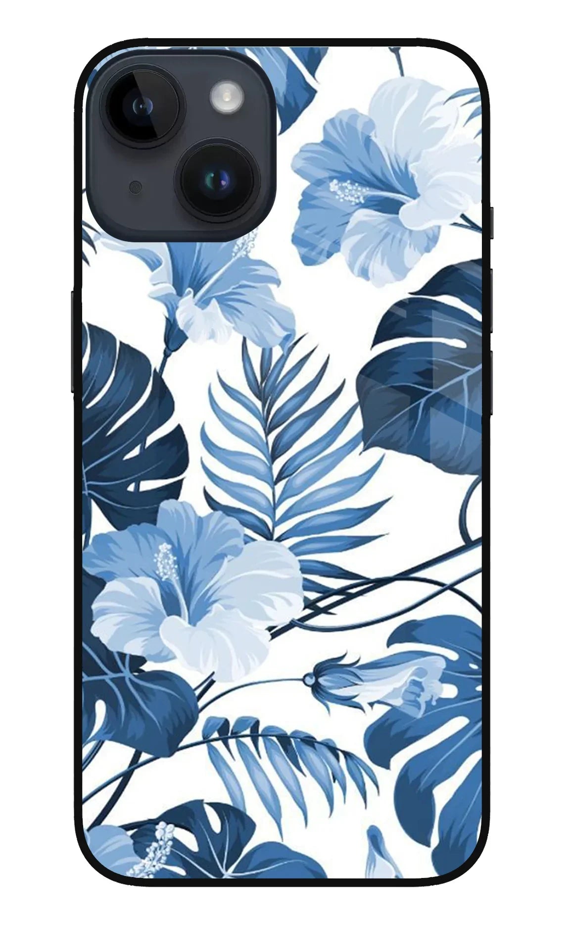 Fabric Art iPhone 14 Glass Case - Fabric Art iPhone 14 Glass Case Fabric Art iPhone 14 Glass Case
