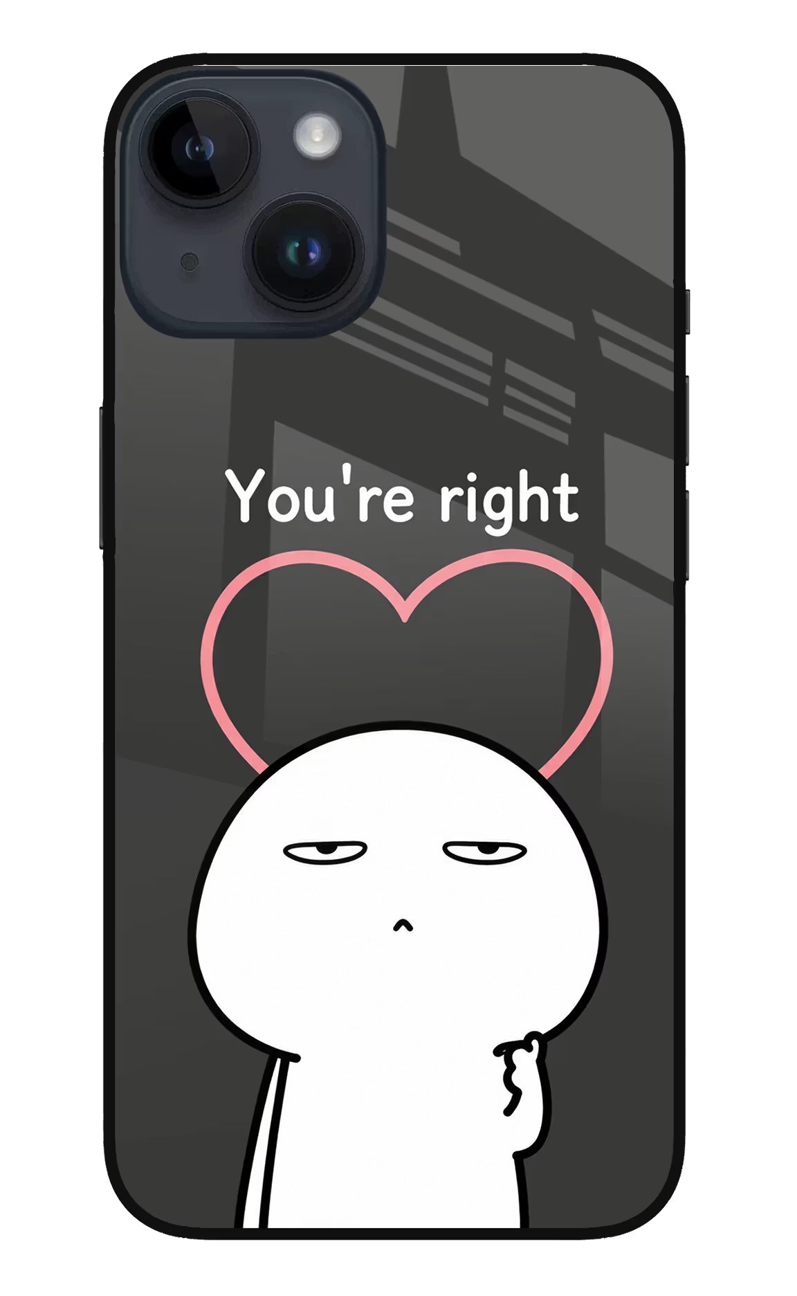 You're Right iPhone 14 Glass Case - You're Right iPhone 14 Glass Case You're Right iPhone 14 Glass Case