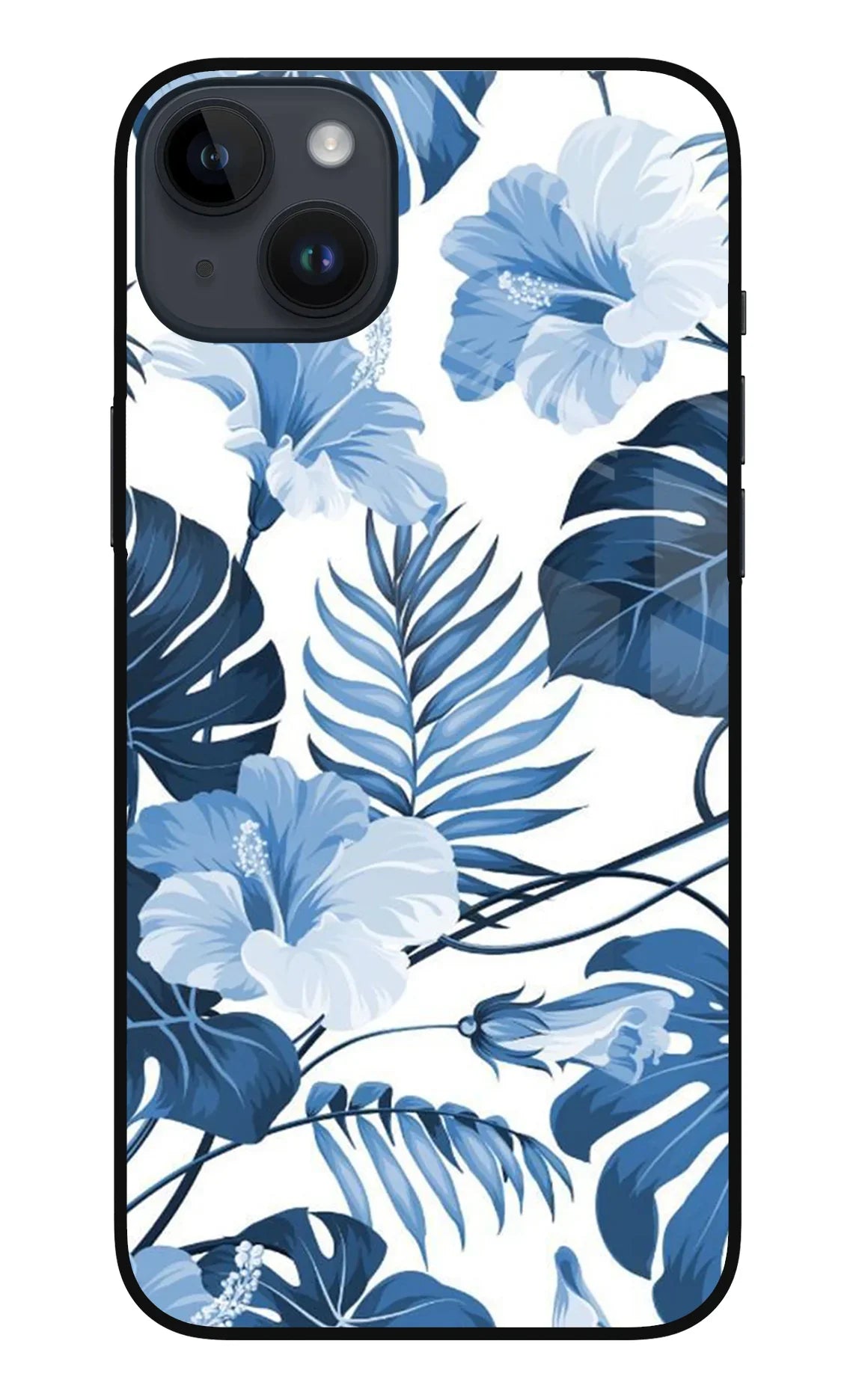 Fabric Art iPhone 14 Plus Glass Case - Fabric Art iPhone 14 Plus Glass Case Fabric Art iPhone 14 Plus Glass Case