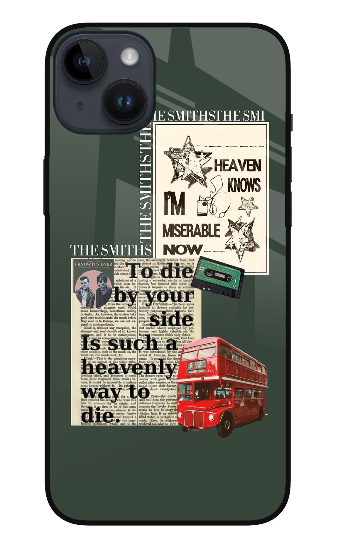 The Smiths iPhone 14 Plus Glass Case - The Smiths iPhone 14 Plus Glass Case The Smiths iPhone 14 Plus Glass Case