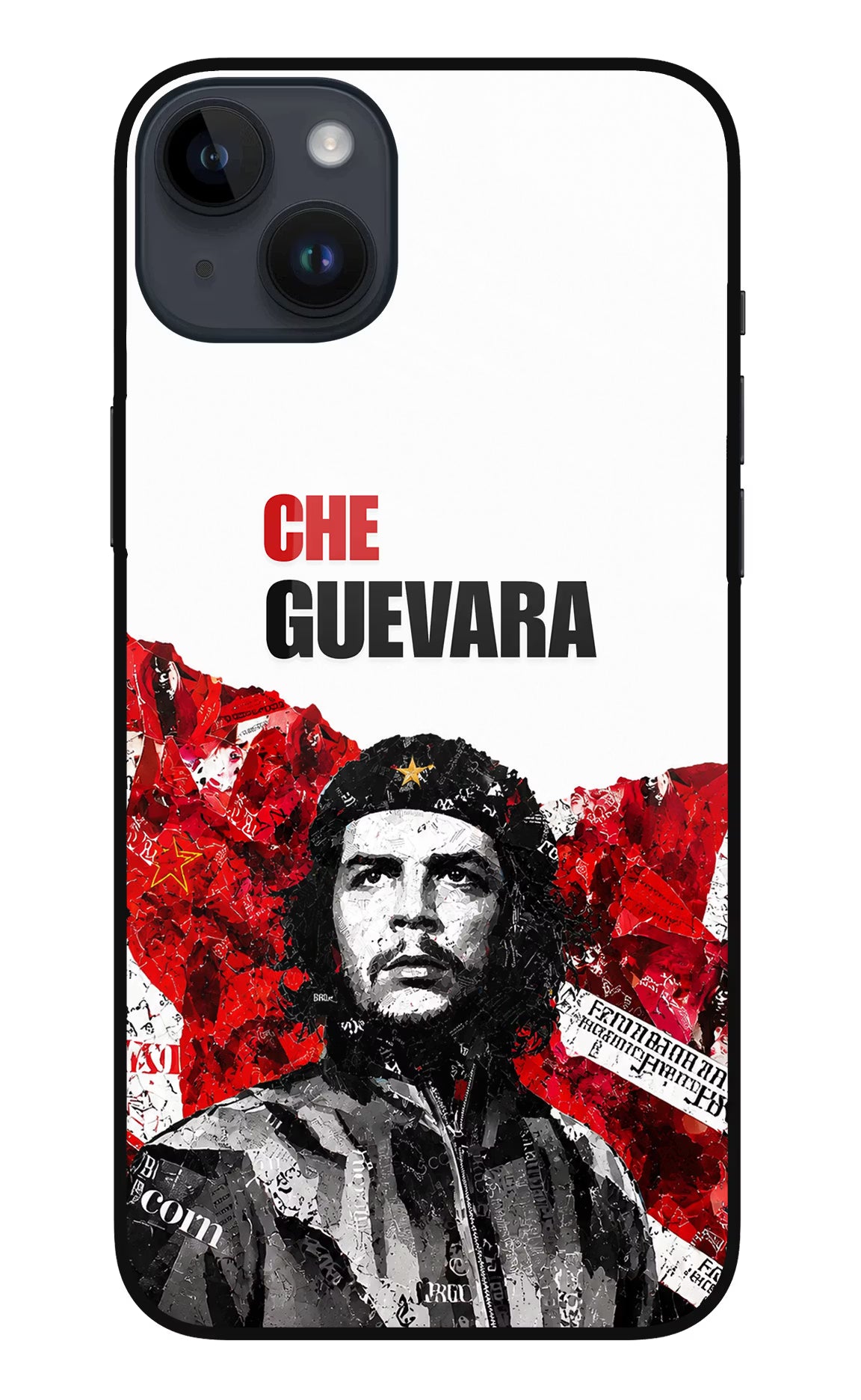 Che Guevara Revolution iPhone 14 Plus Glass Case - Che Guevara Revolution iPhone 14 Plus Glass Case Che Guevara Revolution iPhone 14 Plus Glass Case