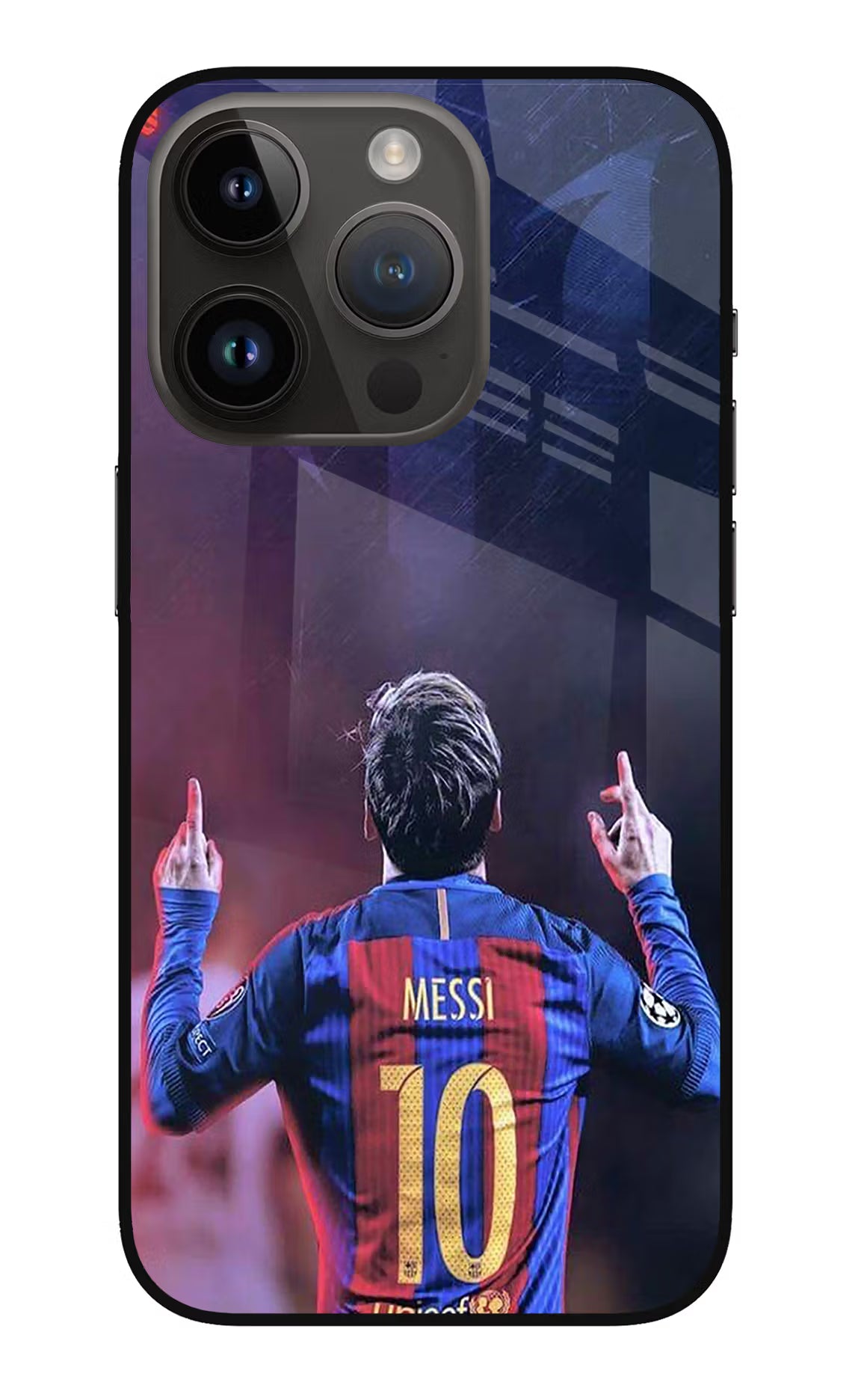 Messi iPhone 14 Pro Glass Case - Messi iPhone 14 Pro Glass Case Messi iPhone 14 Pro Glass Case