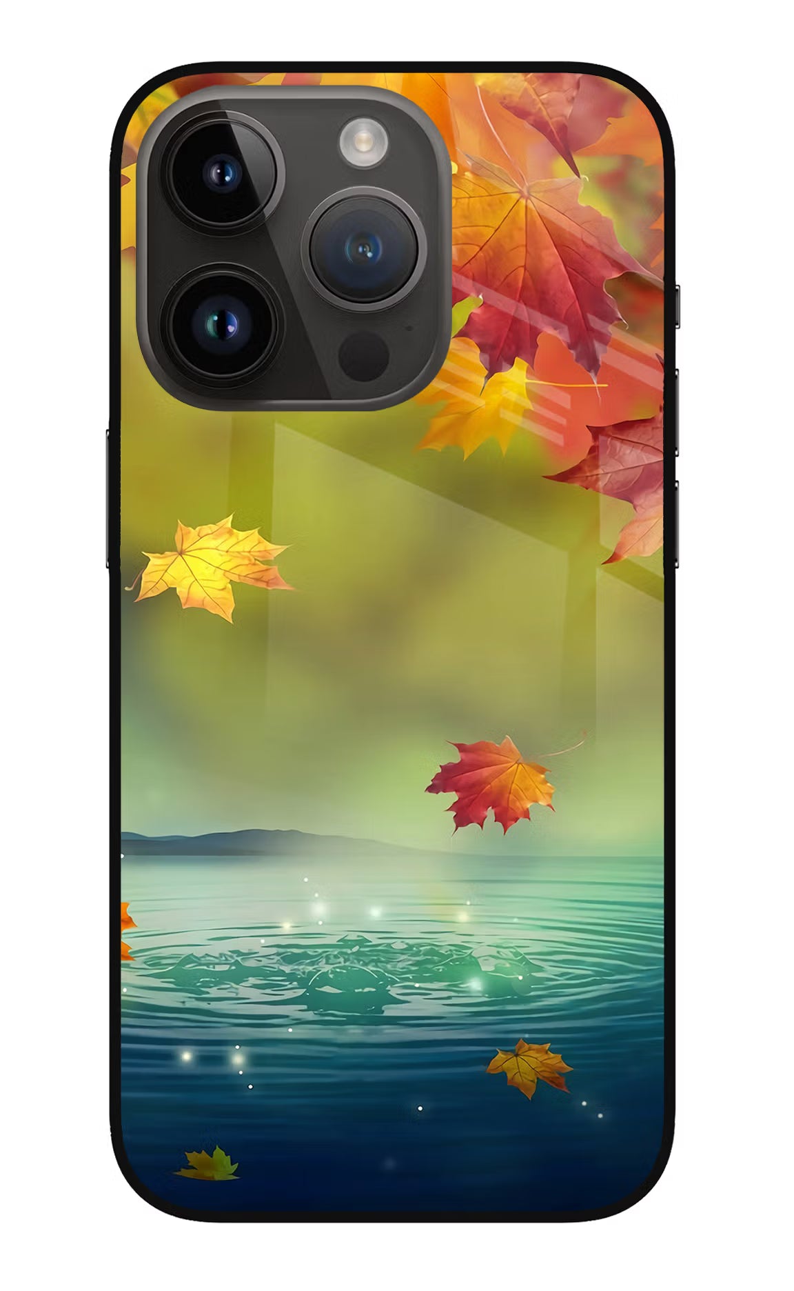 Flowers iPhone 14 Pro Glass Case - Flowers iPhone 14 Pro Glass Case Flowers iPhone 14 Pro Glass Case