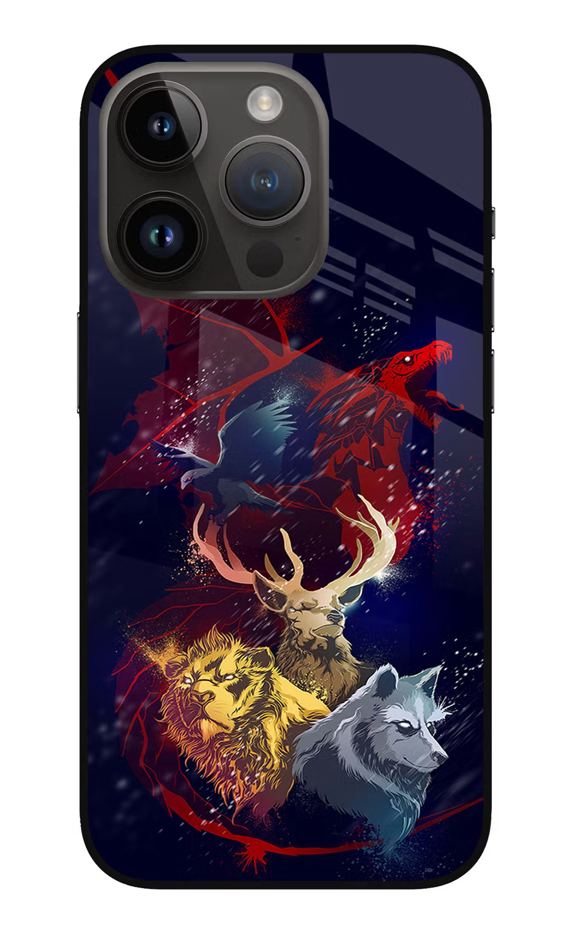 Game Of Thrones iPhone 14 Pro Glass Case - Game Of Thrones iPhone 14 Pro Glass Case Game Of Thrones iPhone 14 Pro Glass Case