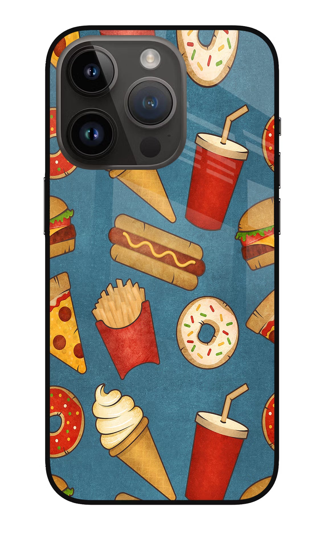 Foodie iPhone 14 Pro Glass Case - Foodie iPhone 14 Pro Glass Case Foodie iPhone 14 Pro Glass Case