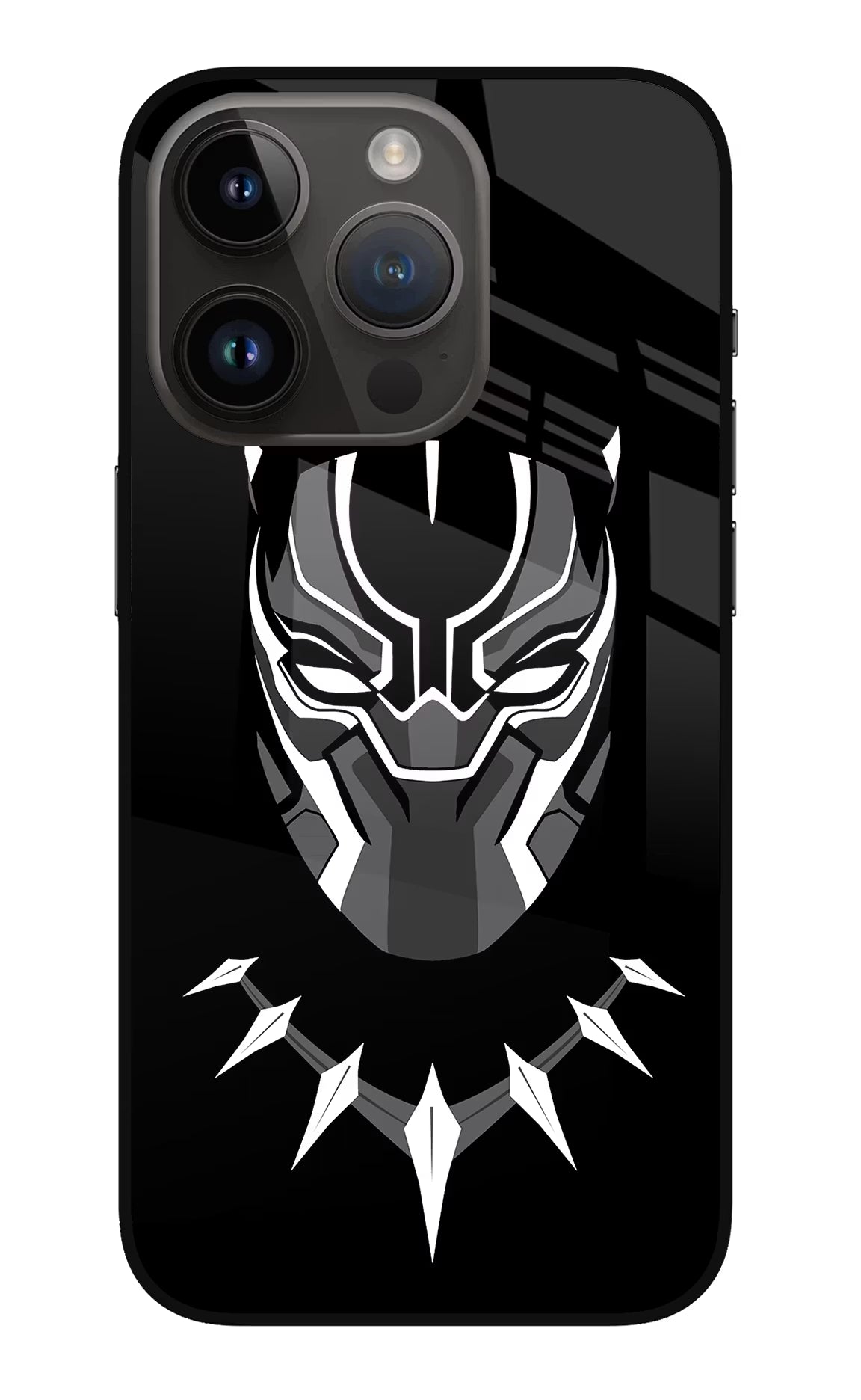 Black Panther iPhone 14 Pro Glass Case - Black Panther iPhone 14 Pro Glass Case Black Panther iPhone 14 Pro Glass Case
