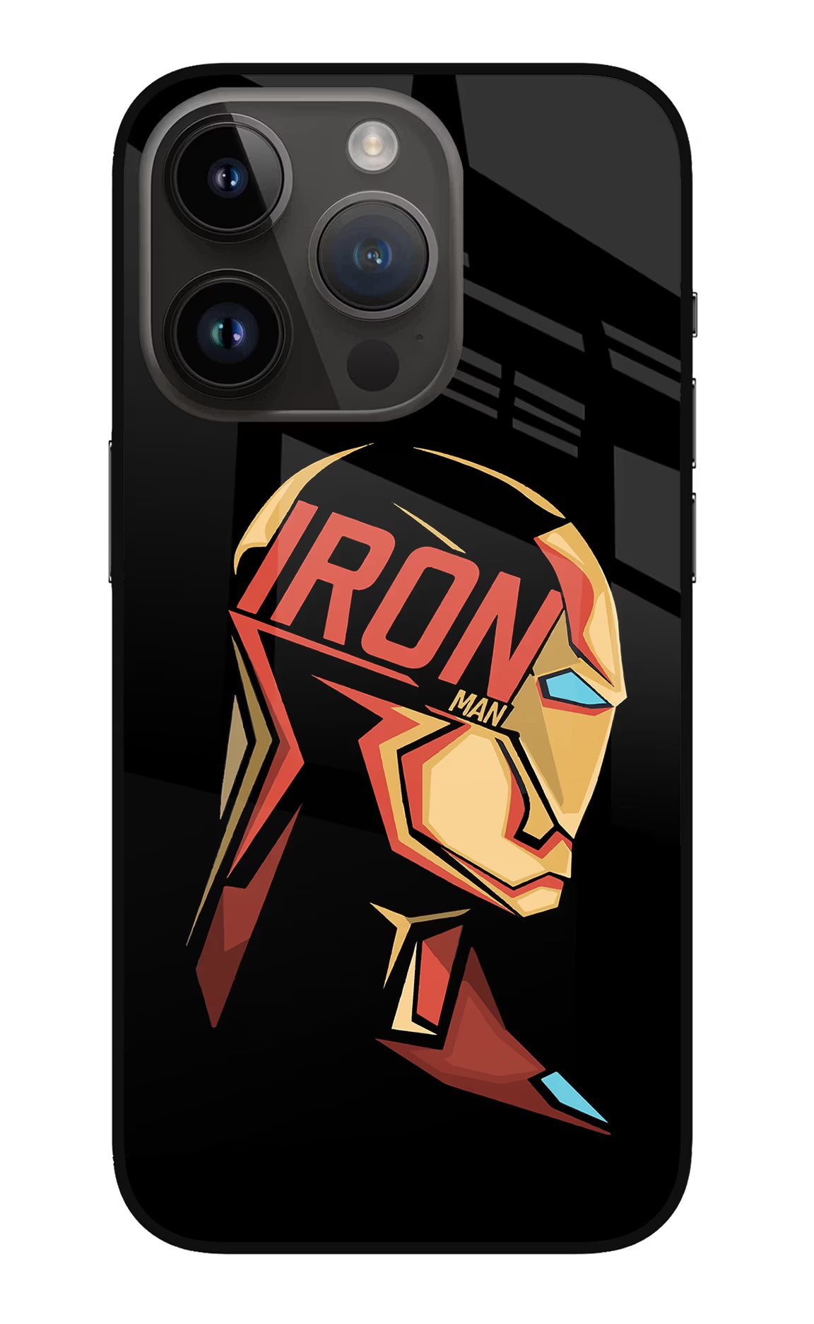 IronMan iPhone 14 Pro Glass Case - IronMan iPhone 14 Pro Glass Case IronMan iPhone 14 Pro Glass Case