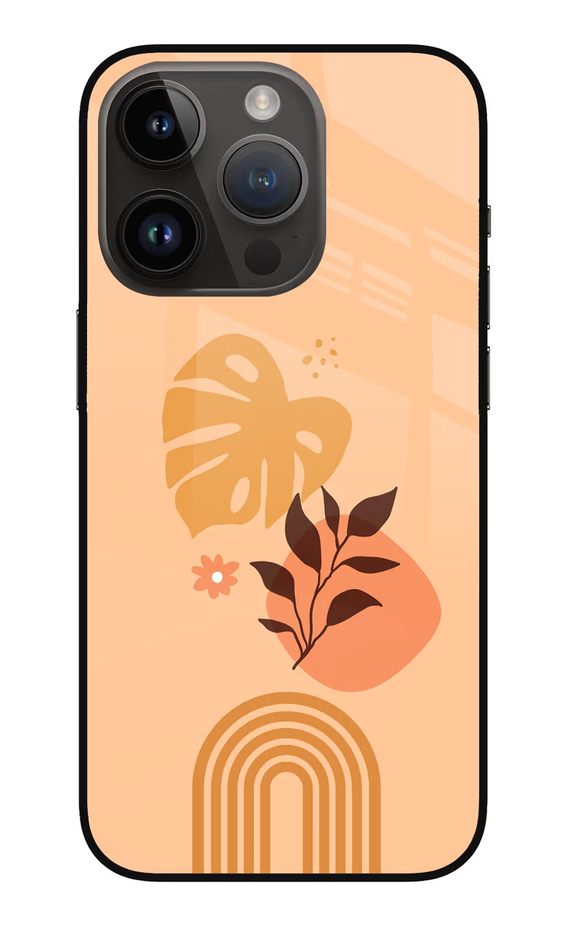 Bohemian Art iPhone 14 Pro Glass Case - Bohemian Art iPhone 14 Pro Glass Case Bohemian Art iPhone 14 Pro Glass Case