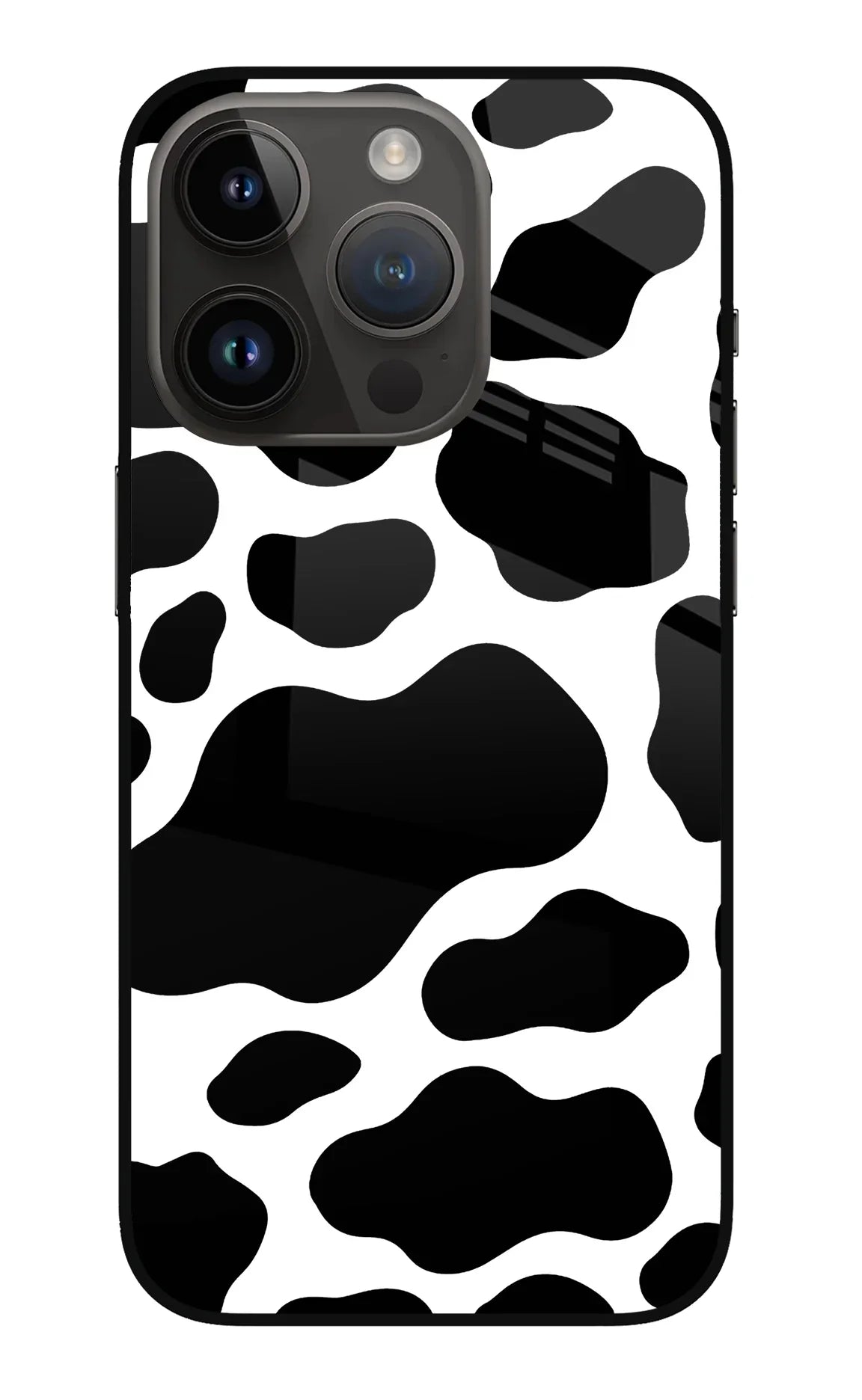 Cow Spots iPhone 14 Pro Glass Case - Cow Spots iPhone 14 Pro Glass Case Cow Spots iPhone 14 Pro Glass Case