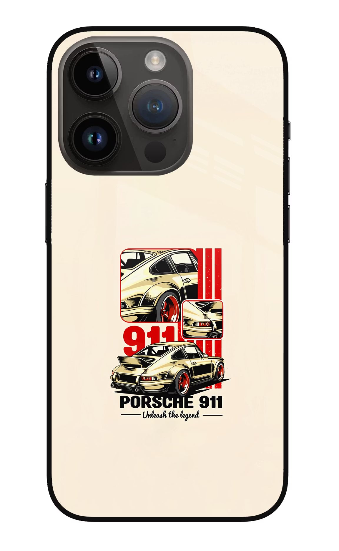 Classic Porsche 911 iPhone 14 Pro Glass Case - Classic Porsche 911 iPhone 14 Pro Glass Case Classic Porsche 911 iPhone 14 Pro Glass Case