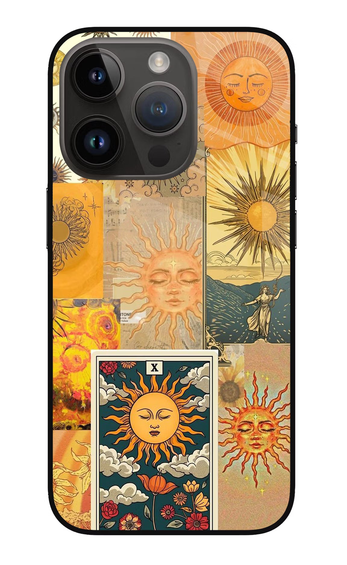 Sun iPhone 14 Pro Glass Case - Sun iPhone 14 Pro Glass Case Sun iPhone 14 Pro Glass Case