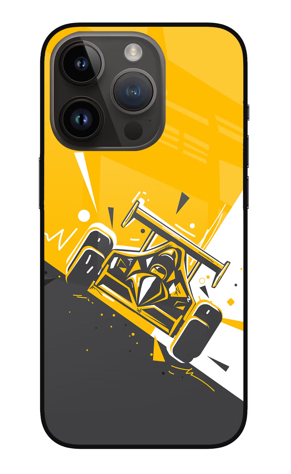 Track King iPhone 14 Pro Glass Case - Track King iPhone 14 Pro Glass Case Track King iPhone 14 Pro Glass Case