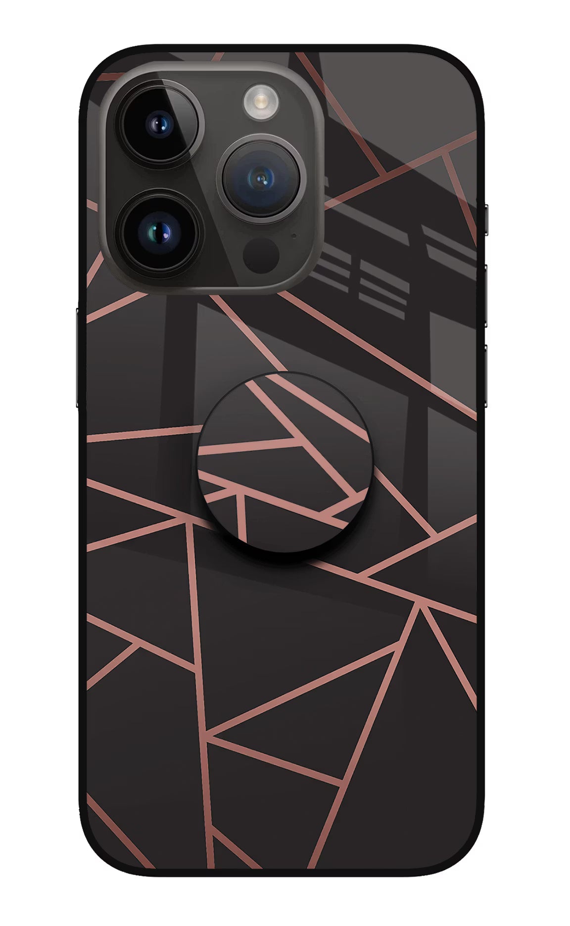 Geometric Pattern iPhone 14 Pro Glass Case - Geometric Pattern iPhone 14 Pro Glass Case Geometric Pattern iPhone 14 Pro Glass Case