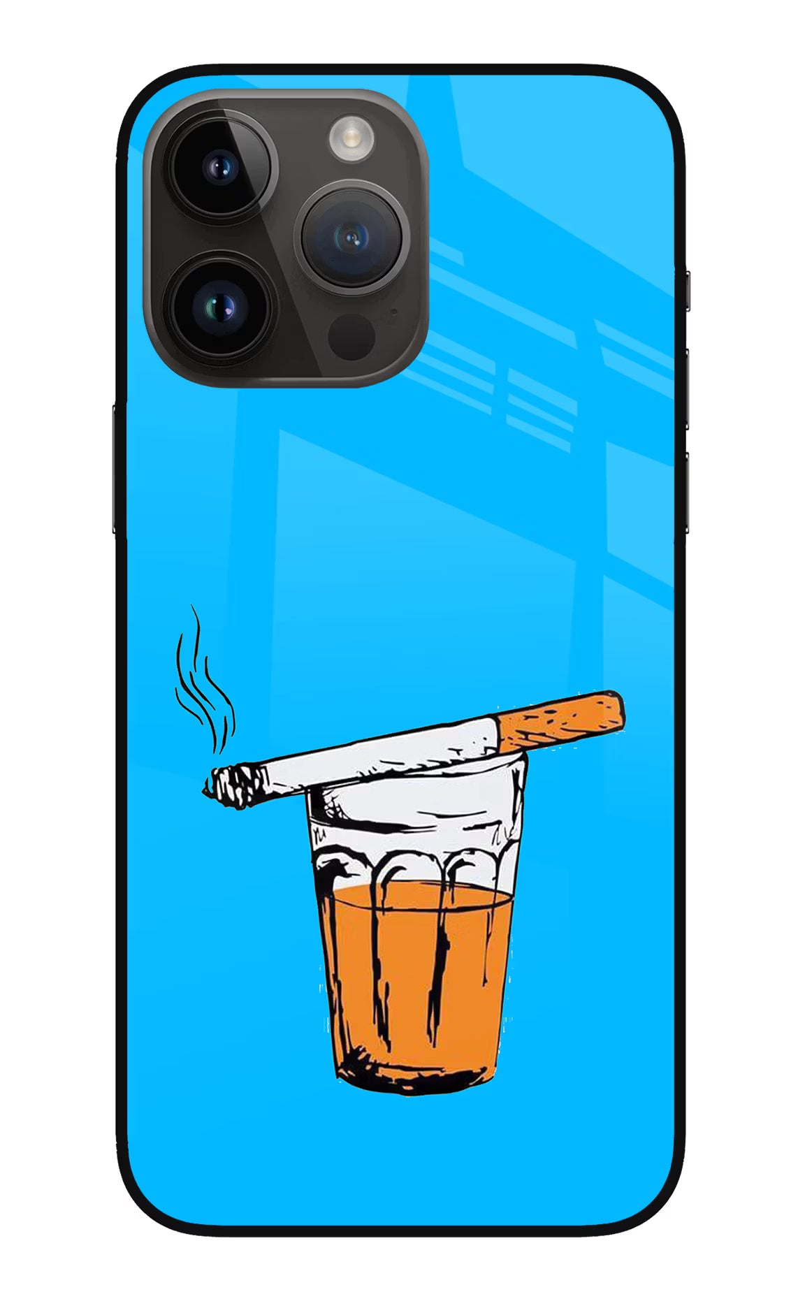 Chai Sutta iPhone 14 Pro Max Glass Case - Chai Sutta iPhone 14 Pro Max Glass Case Chai Sutta iPhone 14 Pro Max Glass Case