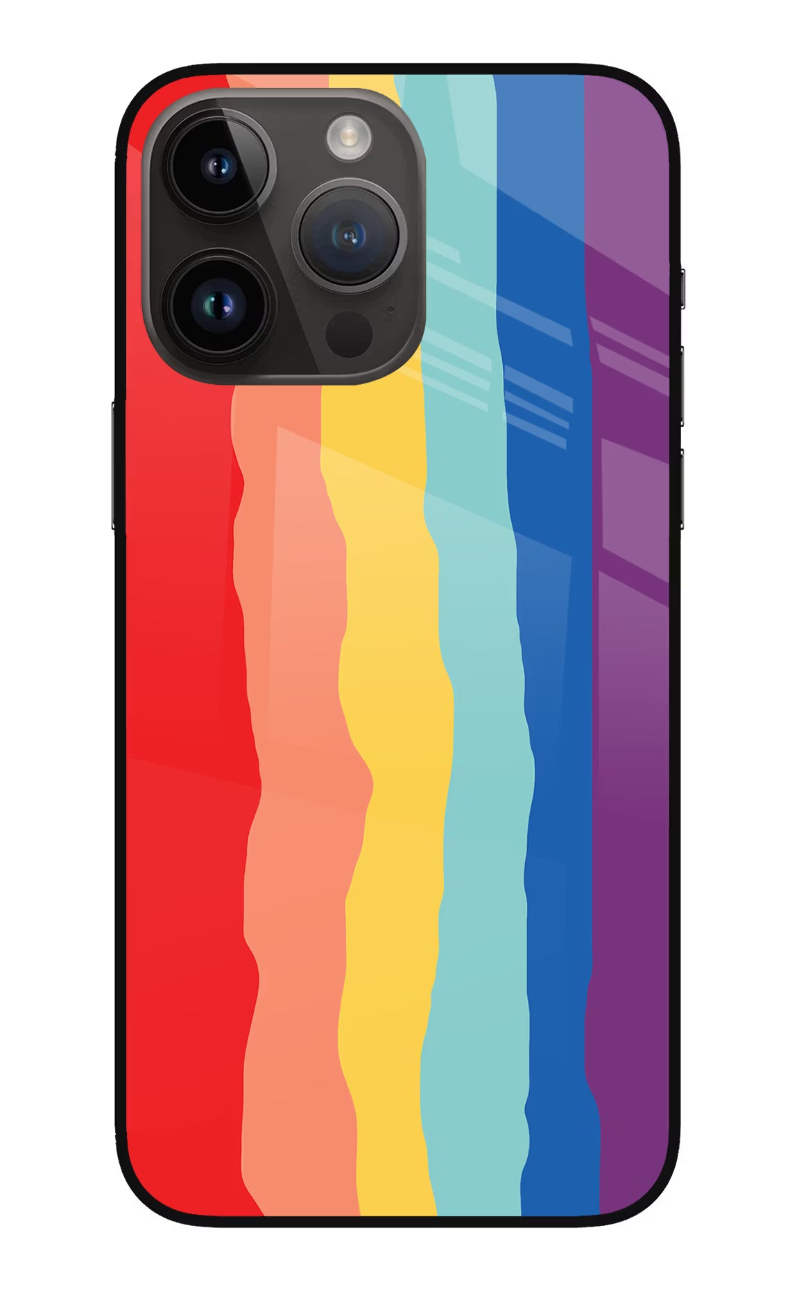 Rainbow iPhone 14 Pro Max Glass Case - Rainbow iPhone 14 Pro Max Glass Case Rainbow iPhone 14 Pro Max Glass Case