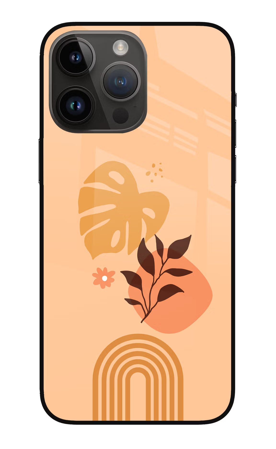 Bohemian Art iPhone 14 Pro Max Glass Case - Bohemian Art iPhone 14 Pro Max Glass Case Bohemian Art iPhone 14 Pro Max Glass Case