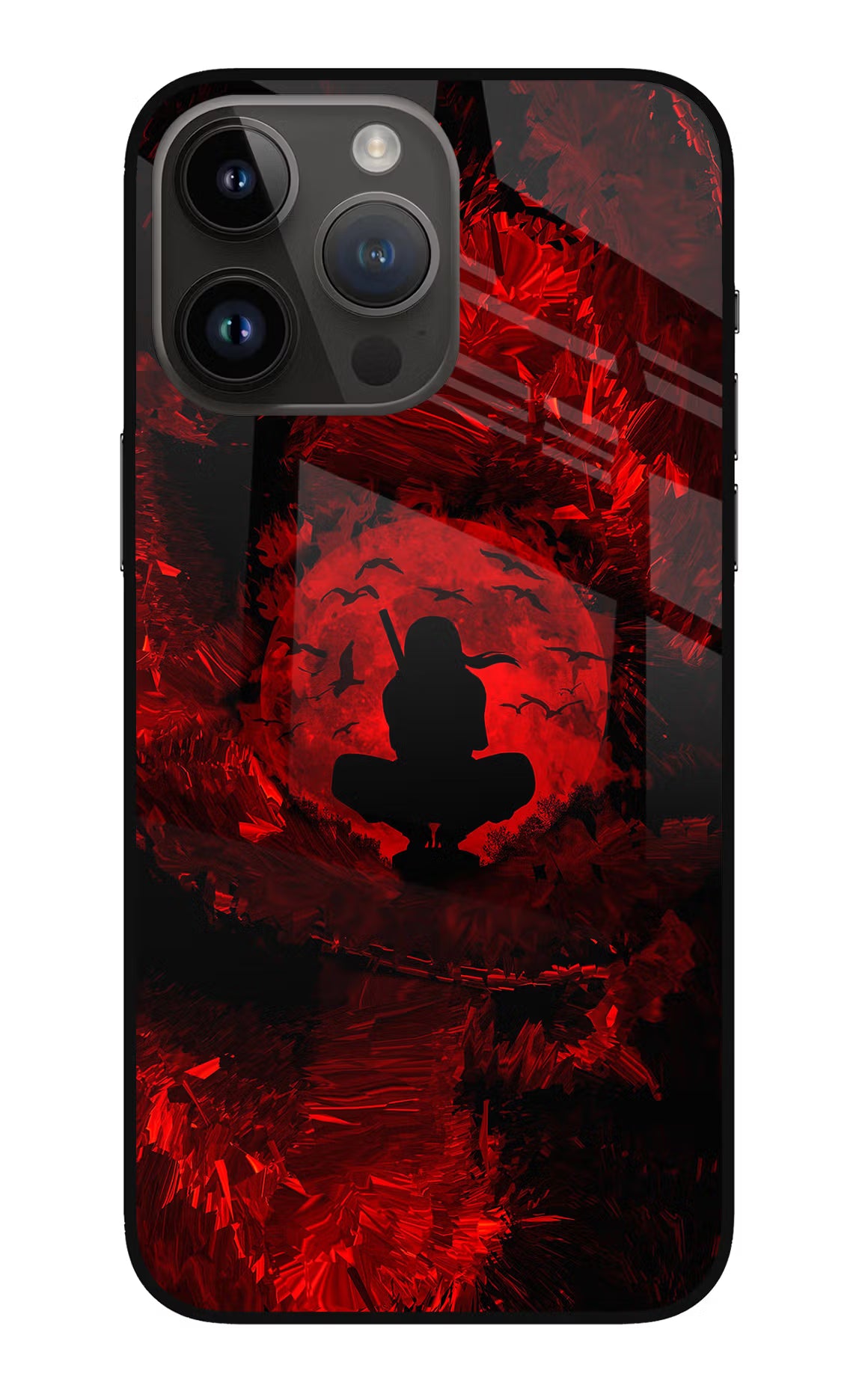 Itachi Uchiha iPhone 14 Pro Max Glass Case - Itachi Uchiha iPhone 14 Pro Max Glass Case Itachi Uchiha iPhone 14 Pro Max Glass Case