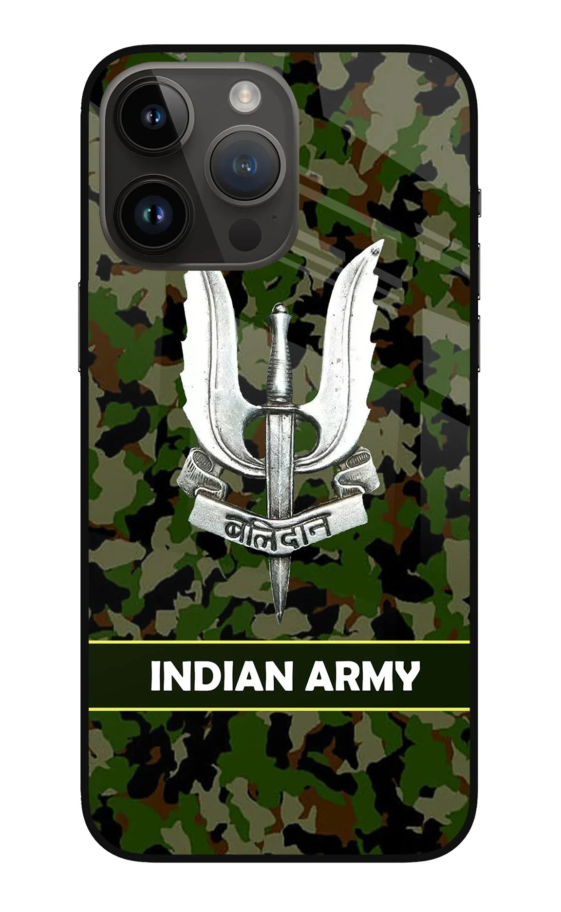 Balidan Indian Logo iPhone 14 Pro Max Glass Case - Balidan Indian Logo iPhone 14 Pro Max Glass Case Balidan Indian Logo iPhone 14 Pro Max Glass Case