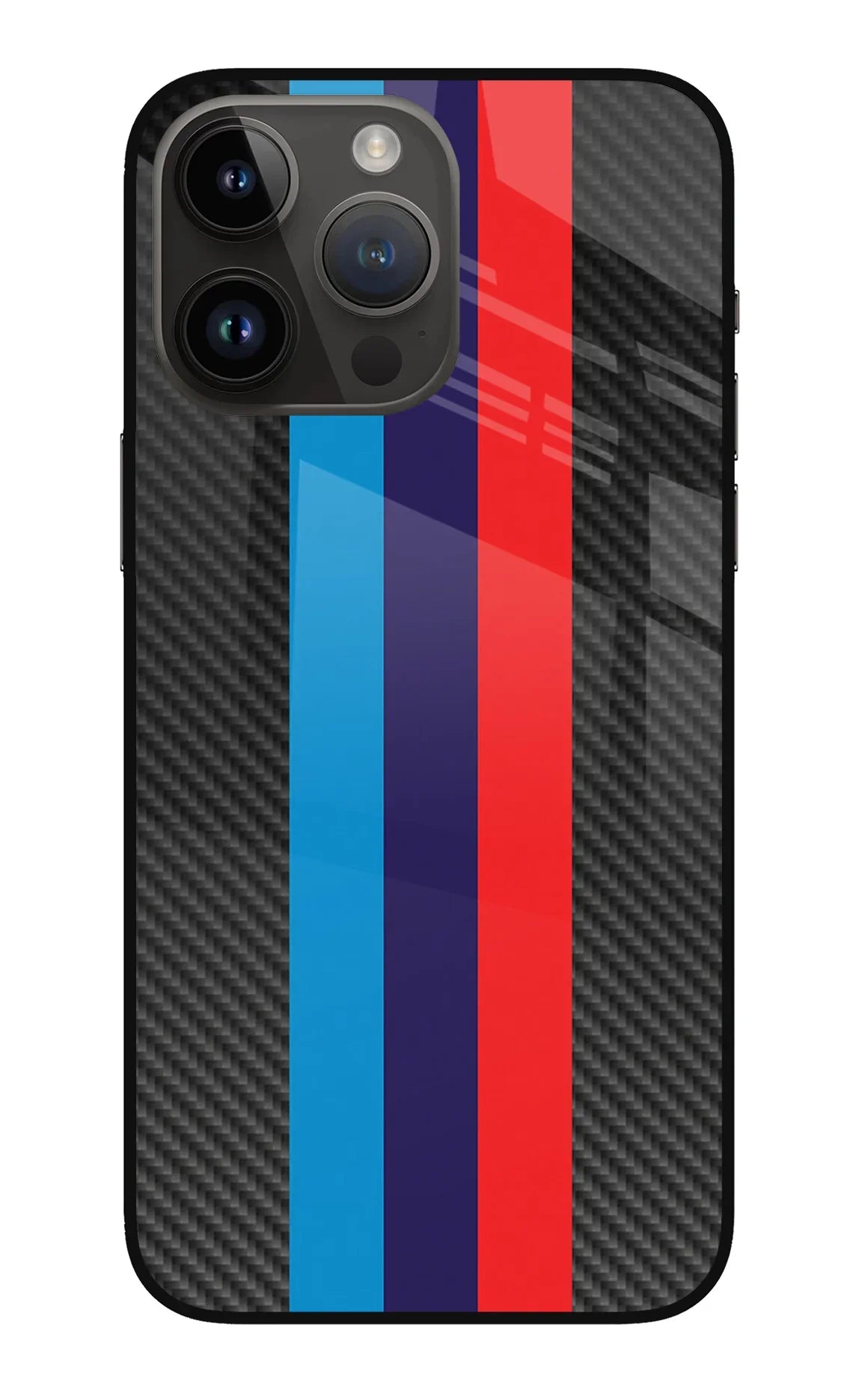 BMW Stripes Pattern iPhone 14 Pro Max Glass Case - BMW Stripes Pattern iPhone 14 Pro Max Glass Case BMW Stripes Pattern iPhone 14 Pro Max Glass Case