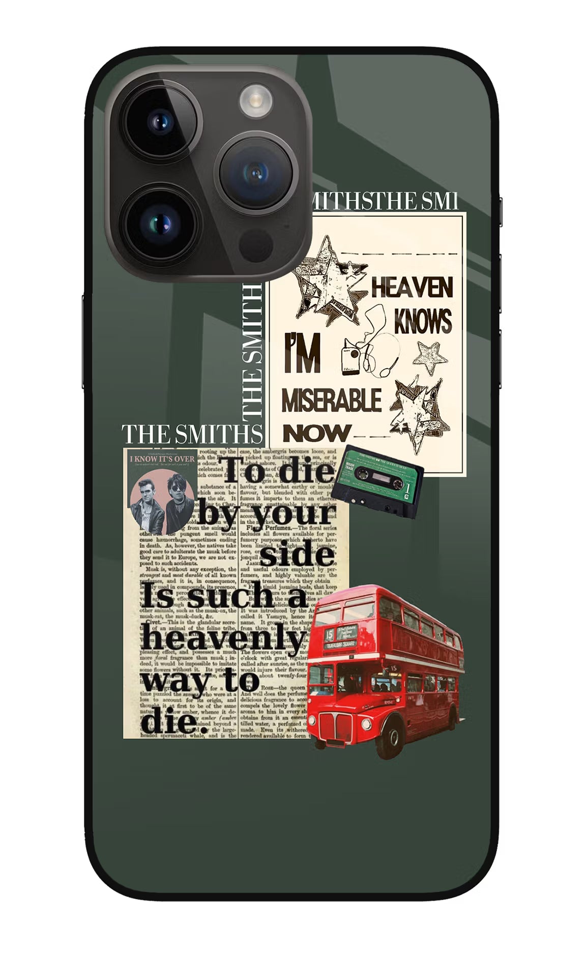 The Smiths iPhone 14 Pro Max Glass Case - The Smiths iPhone 14 Pro Max Glass Case The Smiths iPhone 14 Pro Max Glass Case