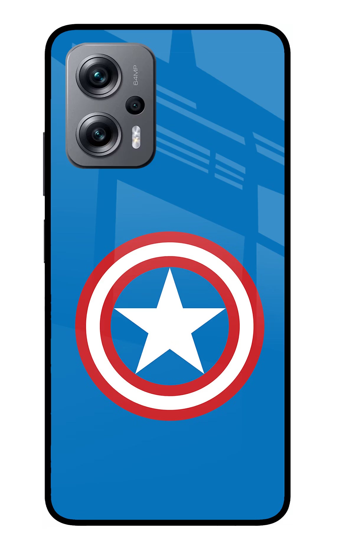 Captain America Logo Redmi K50i Glass Case - Captain America Logo Redmi K50i Glass Case Captain America Logo Redmi K50i Glass Case