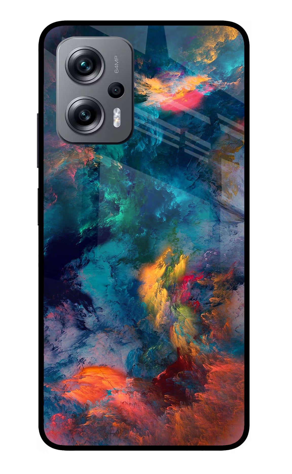 Artwork Paint Redmi K50i Glass Case - Artwork Paint Redmi K50i Glass Case Artwork Paint Redmi K50i Glass Case