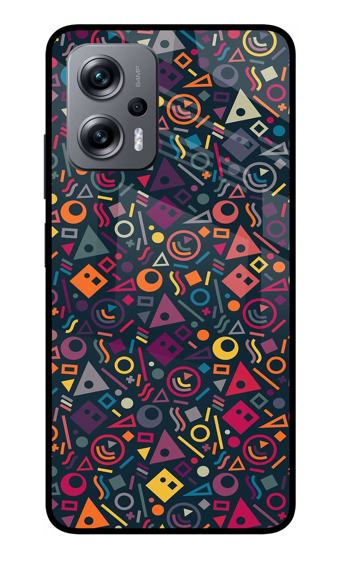 Geometric Abstract Redmi K50i Glass Case - Geometric Abstract Redmi K50i Glass Case Geometric Abstract Redmi K50i Glass Case