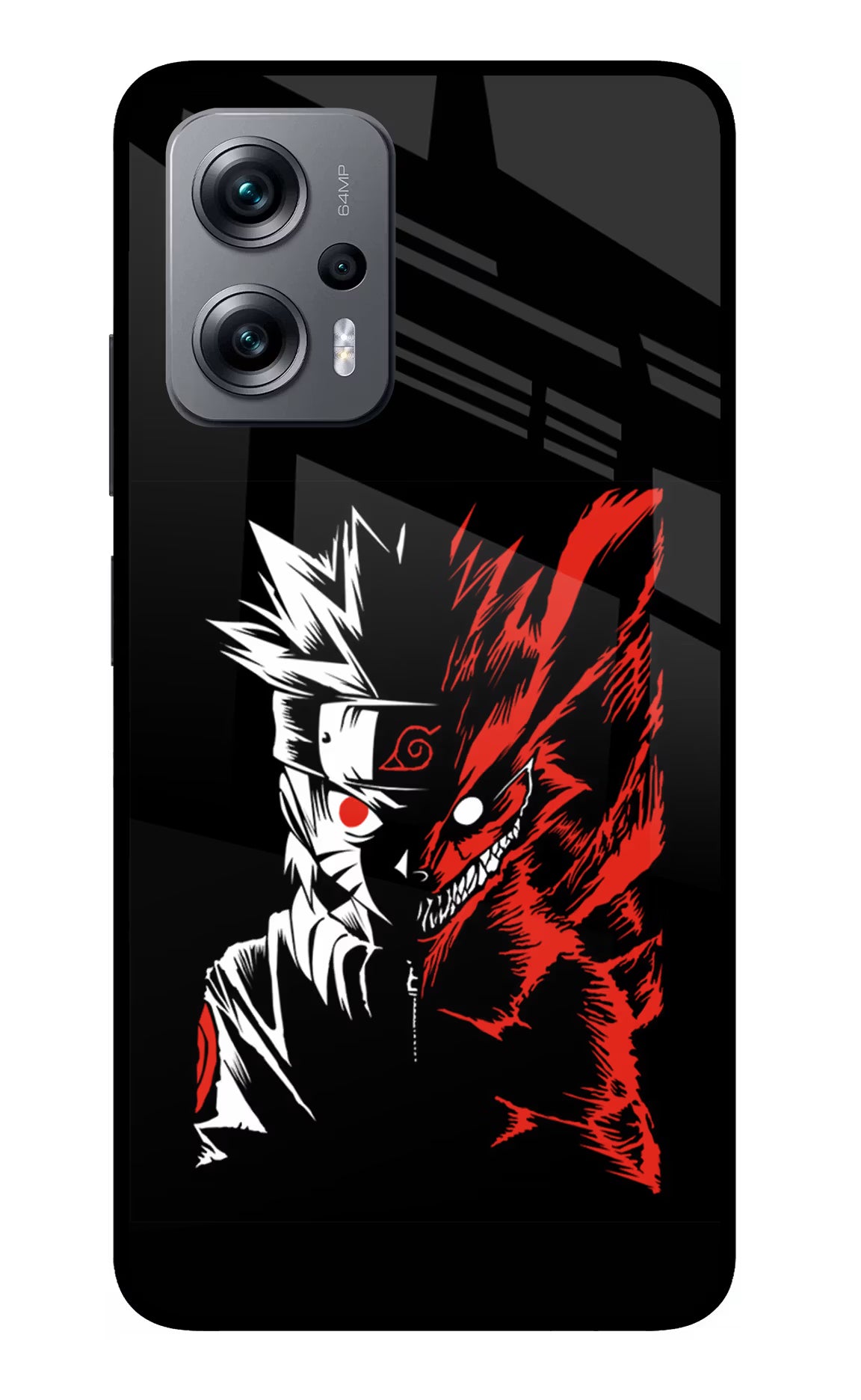 Naruto Two Face Redmi K50i Glass Case - Naruto Two Face Redmi K50i Glass Case Naruto Two Face Redmi K50i Glass Case