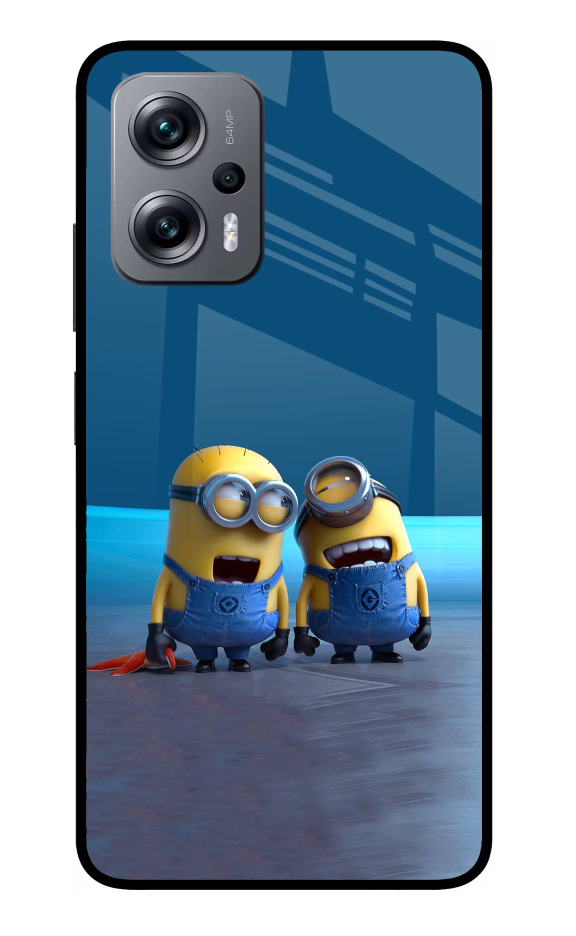 Minion Laughing Redmi K50i Glass Case - Minion Laughing Redmi K50i Glass Case Minion Laughing Redmi K50i Glass Case
