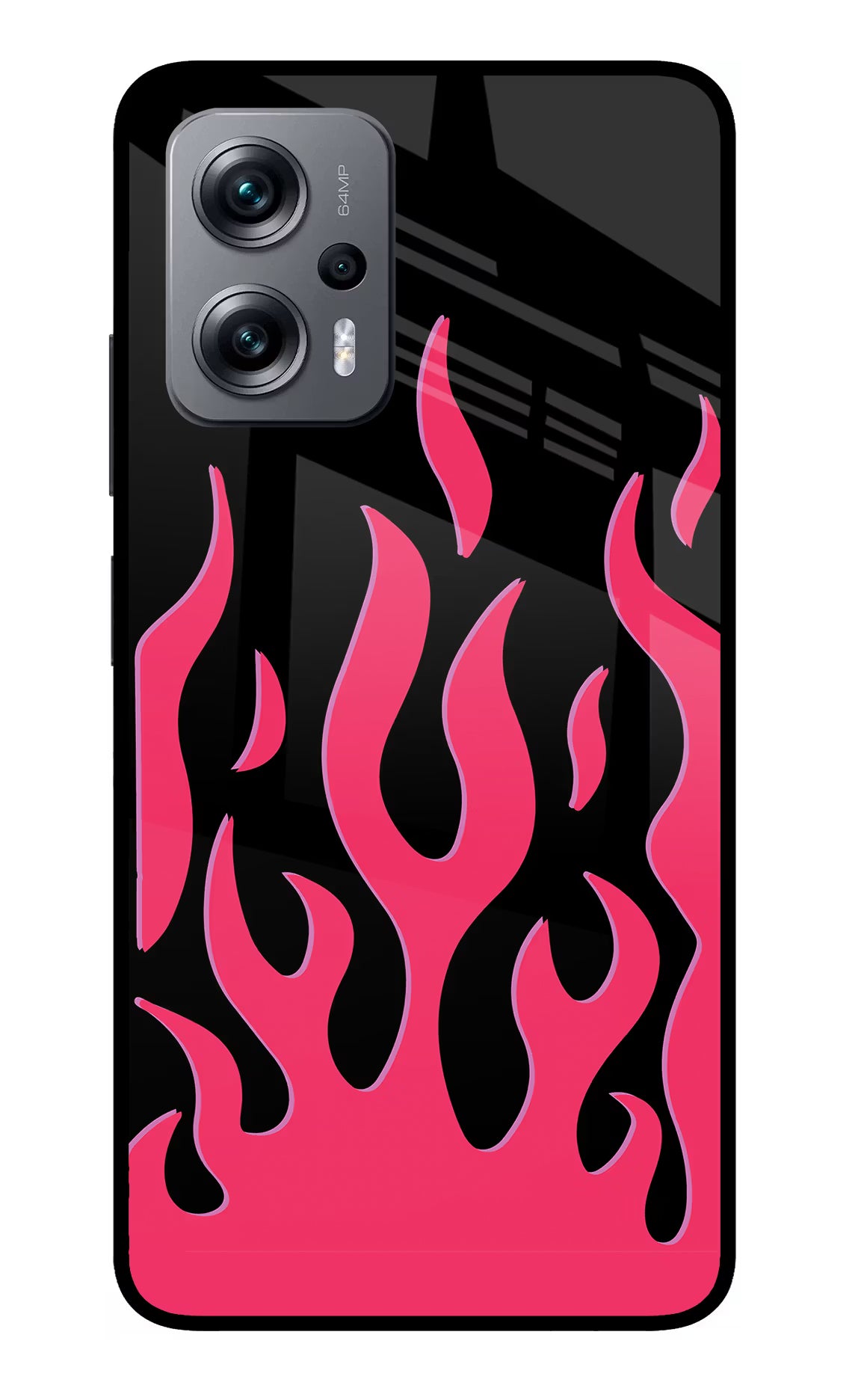 Fire Flames Redmi K50i Glass Case - Fire Flames Redmi K50i Glass Case Fire Flames Redmi K50i Glass Case