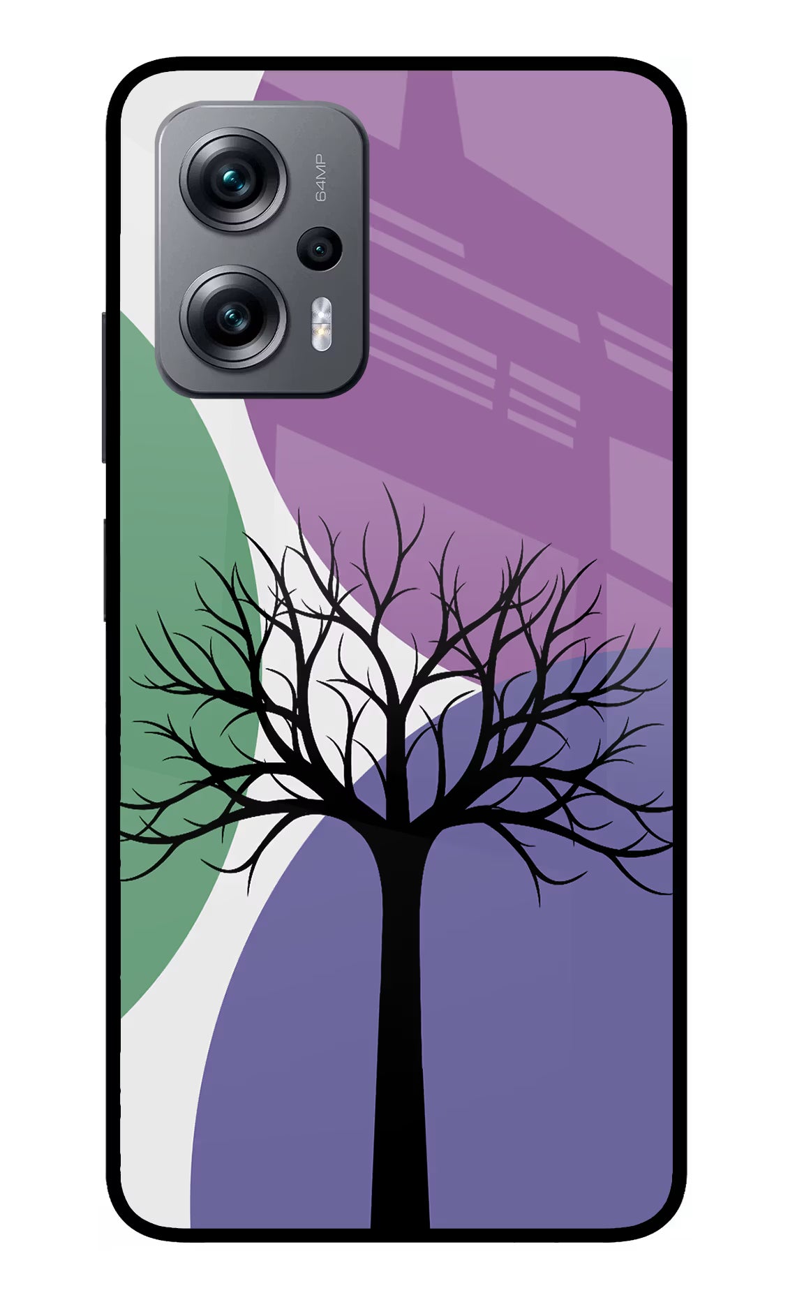 Tree Art Redmi K50i Glass Case - Tree Art Redmi K50i Glass Case Tree Art Redmi K50i Glass Case
