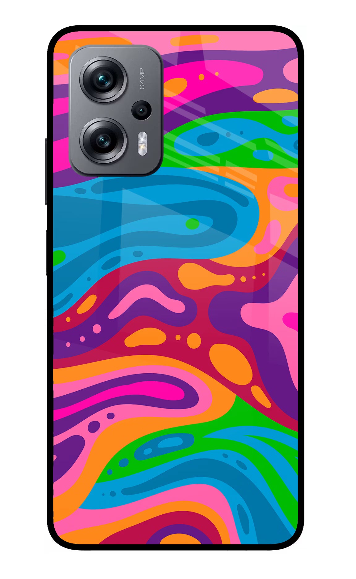 Trippy Pattern Redmi K50i Glass Case - Trippy Pattern Redmi K50i Glass Case Trippy Pattern Redmi K50i Glass Case