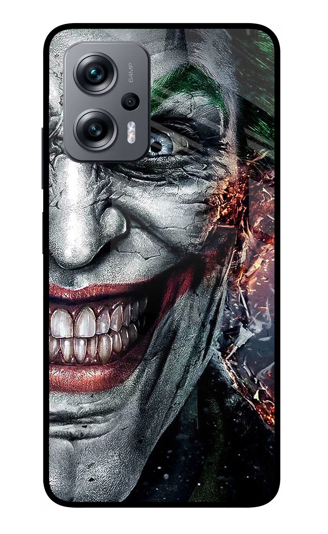Joker Cam Redmi K50i Glass Case - Joker Cam Redmi K50i Glass Case Joker Cam Redmi K50i Glass Case