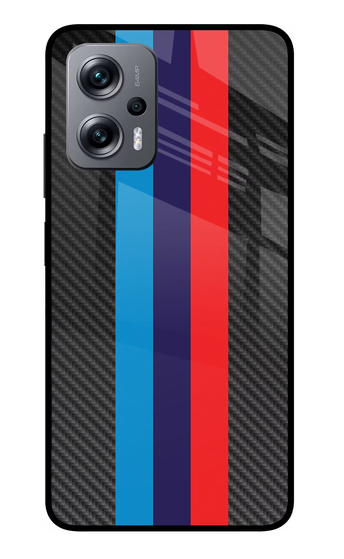 BMW Stripes Pattern Redmi K50i Glass Case - BMW Stripes Pattern Redmi K50i Glass Case BMW Stripes Pattern Redmi K50i Glass Case