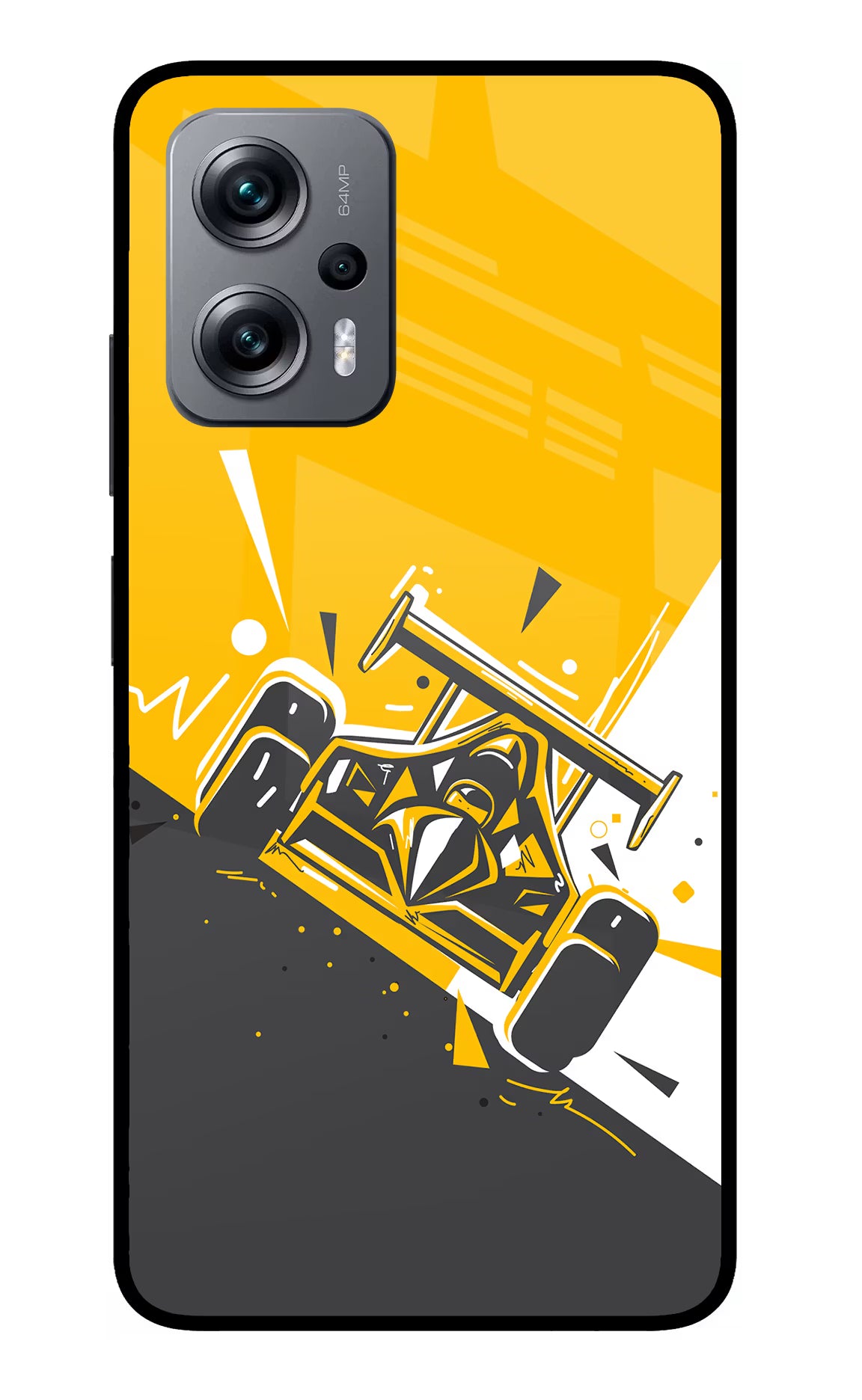 Track King Redmi K50i Glass Case - Track King Redmi K50i Glass Case Track King Redmi K50i Glass Case
