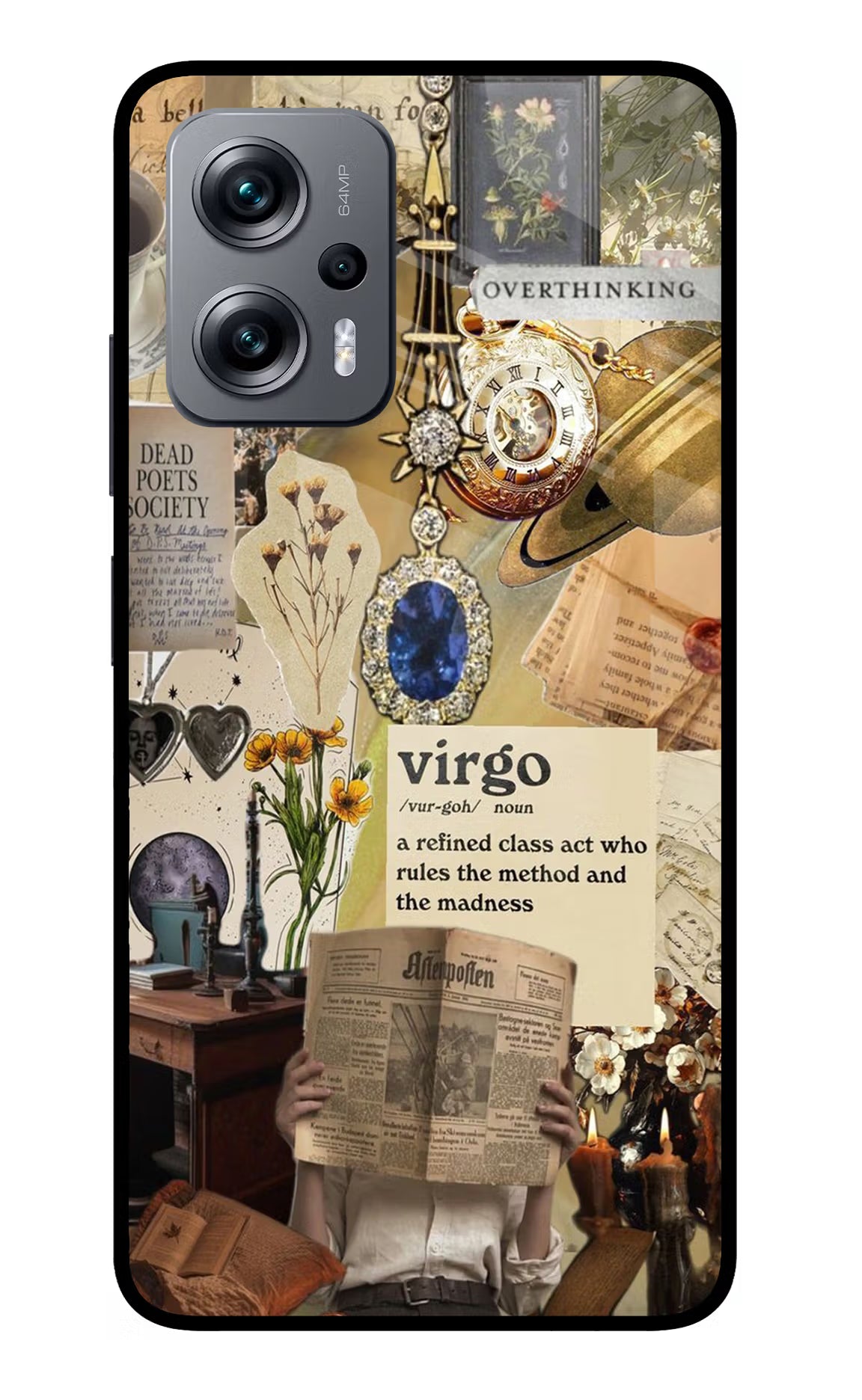 Virgo Zodiac Redmi K50i Glass Case - Virgo Zodiac Redmi K50i Glass Case Virgo Zodiac Redmi K50i Glass Case