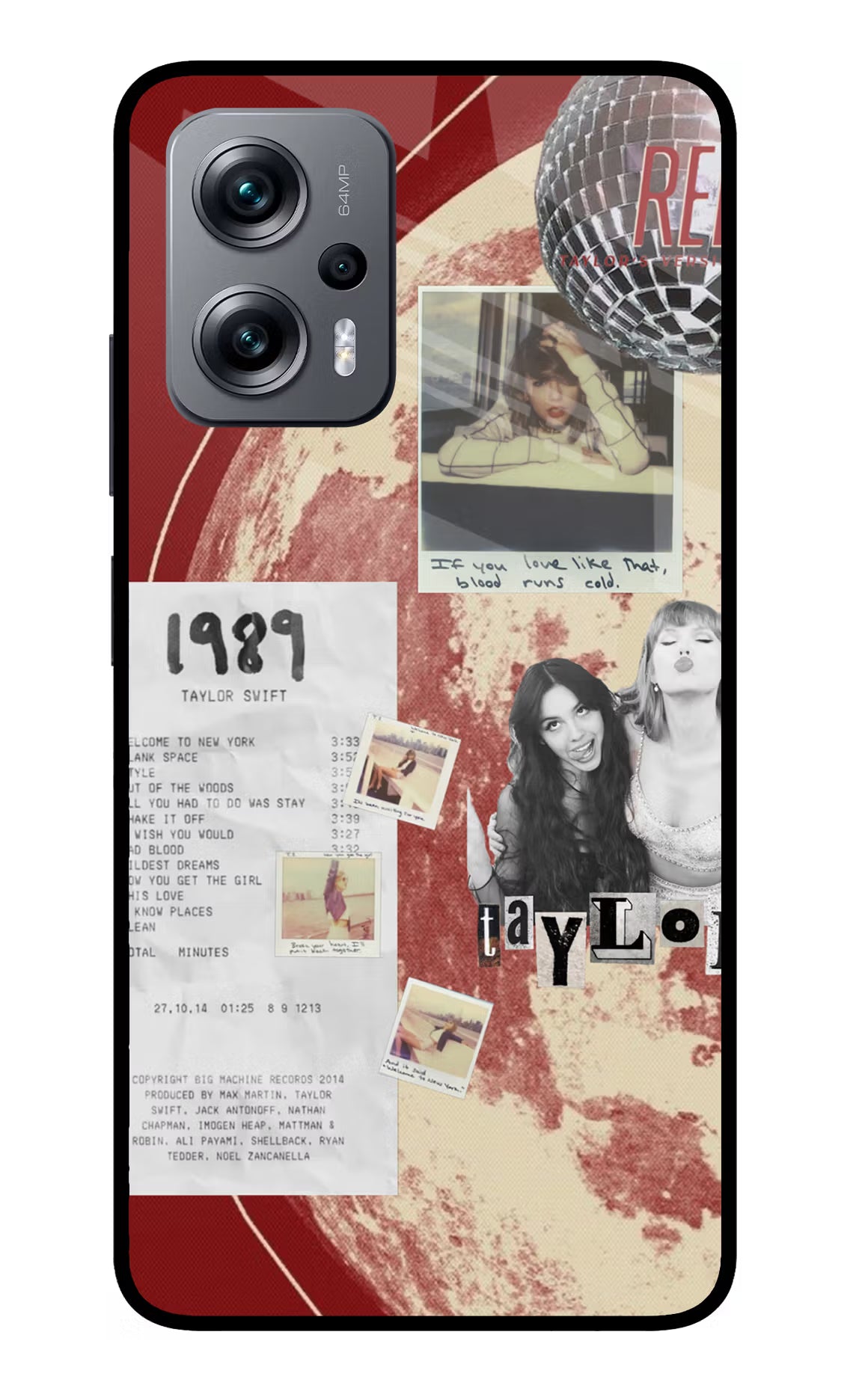 Taylor Swift Redmi K50i Glass Case - Taylor Swift Redmi K50i Glass Case Taylor Swift Redmi K50i Glass Case