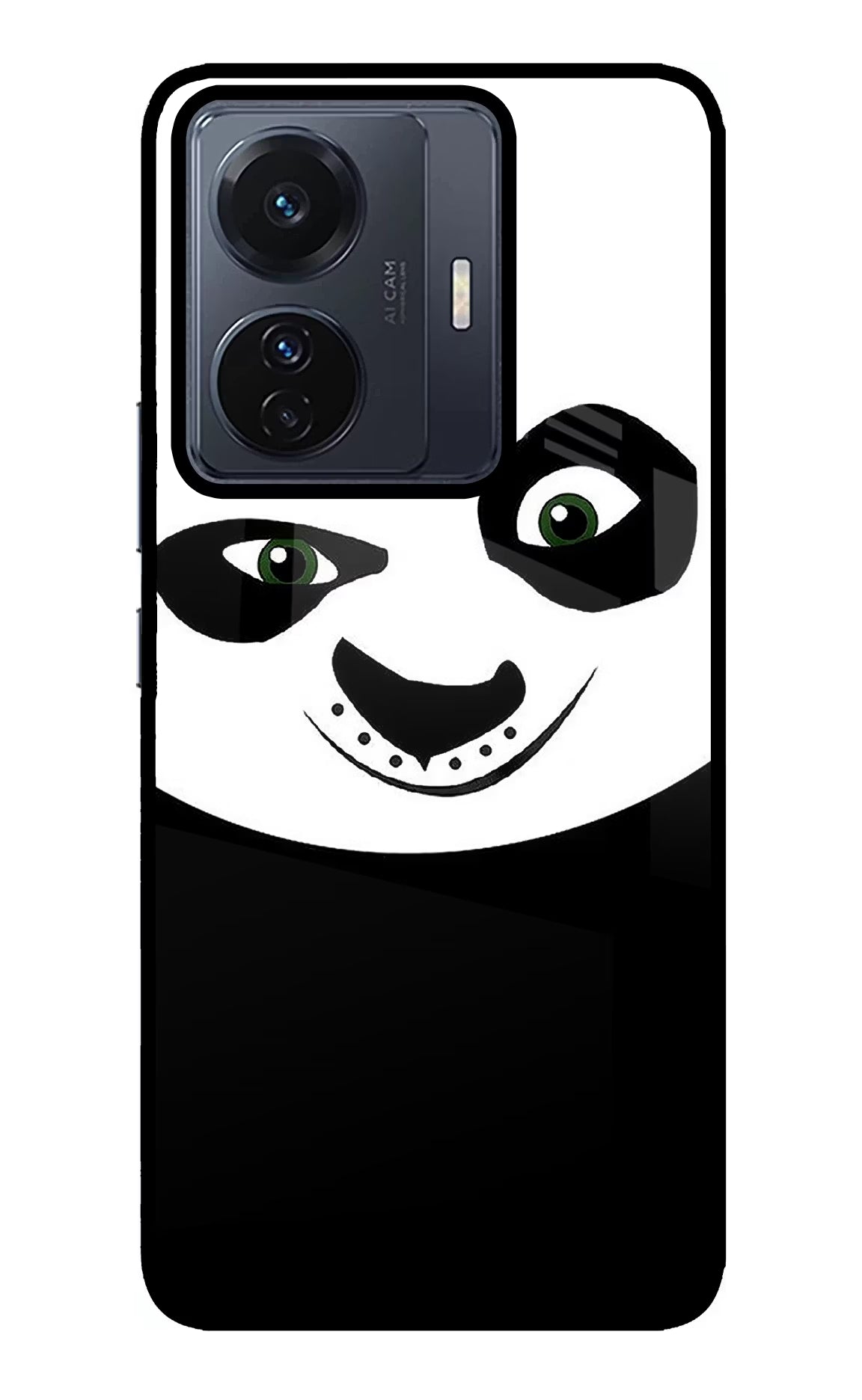 Panda Vivo T1 Pro 5G Back Cover - Panda Vivo T1 Pro 5G Glass Case Back Cover by Casekaro Panda Vivo T1 Pro 5G Glass Case Back Cover by Casekaro