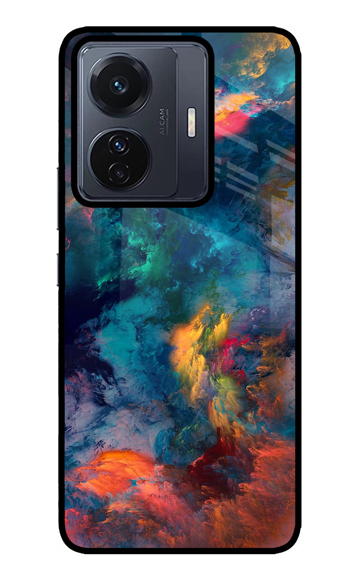 Artwork Paint Vivo T1 Pro 5G Back Cover - Artwork Paint Vivo T1 Pro 5G Glass Case Back Cover by Casekaro Artwork Paint Vivo T1 Pro 5G Glass Case Back Cover by Casekaro