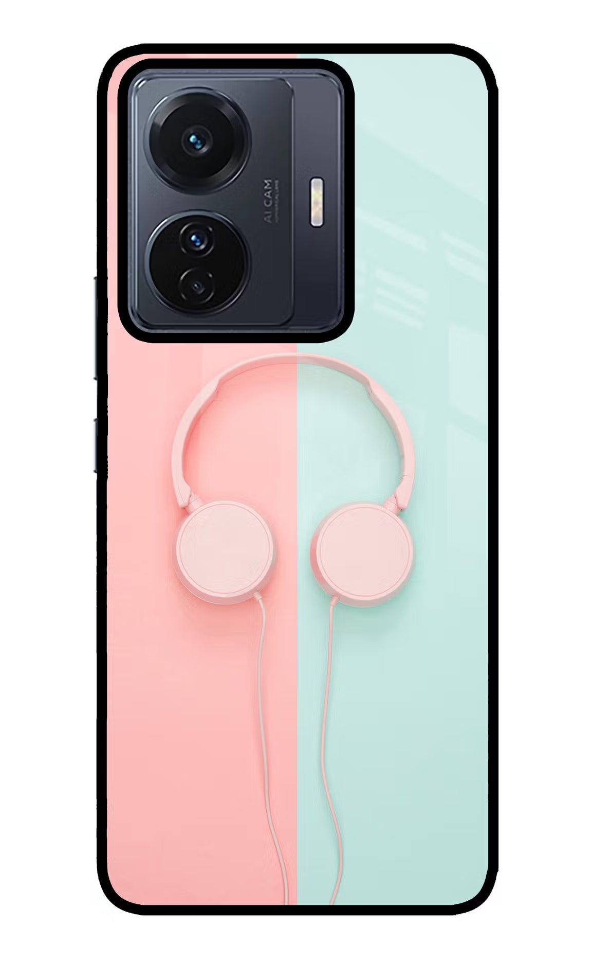 Music Lover Vivo T1 Pro 5G Back Cover - Music Lover Vivo T1 Pro 5G Glass Case Back Cover by Casekaro Music Lover Vivo T1 Pro 5G Glass Case Back Cover by Casekaro