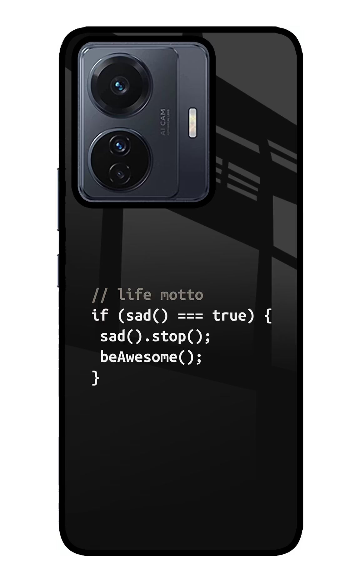 Life Motto Code Vivo T1 Pro 5G Glass Case - Life Motto Code Vivo T1 Pro 5G Glass Case Life Motto Code Vivo T1 Pro 5G Glass Case