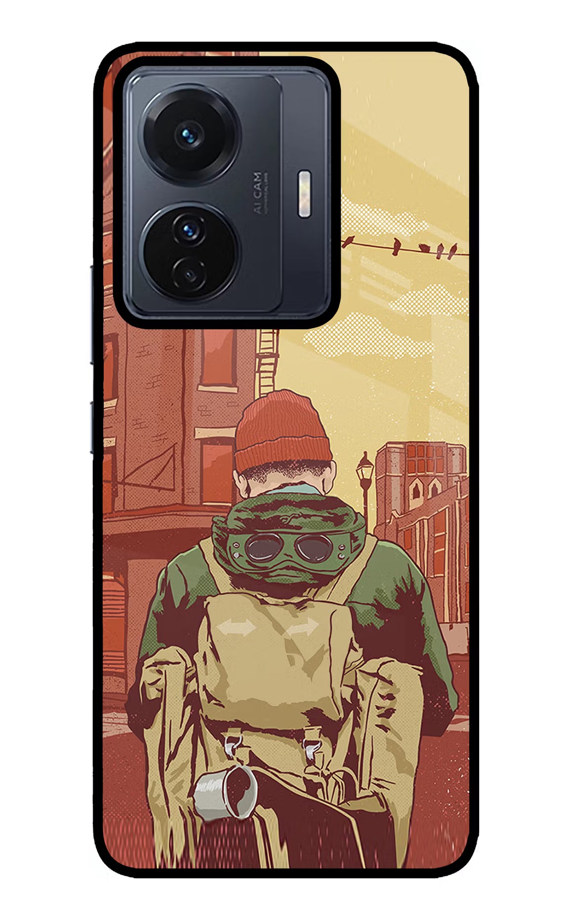 Adventurous Vivo T1 Pro 5G Glass Case - Adventurous Vivo T1 Pro 5G Glass Case Adventurous Vivo T1 Pro 5G Glass Case