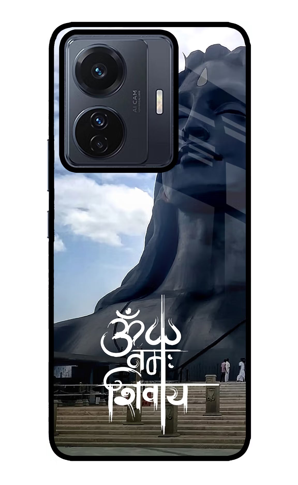 Om Namah Shivay Vivo T1 Pro 5G Glass Case - Om Namah Shivay Vivo T1 Pro 5G Glass Case Om Namah Shivay Vivo T1 Pro 5G Glass Case